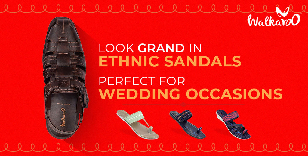 Look Grand In Ethnic Sandals Perfect For Wedding Occasions