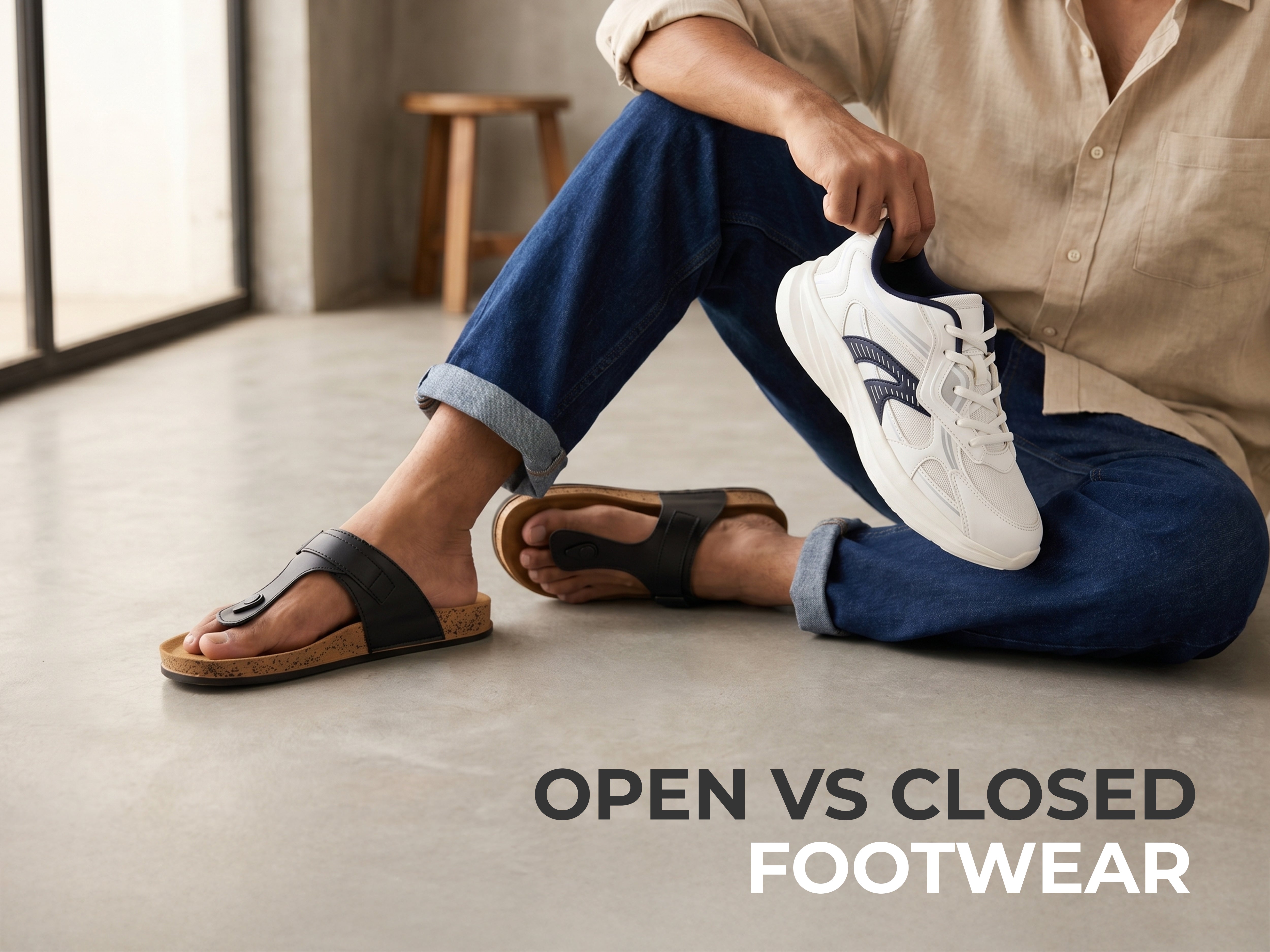 Open Footwear vs Closed Shoes