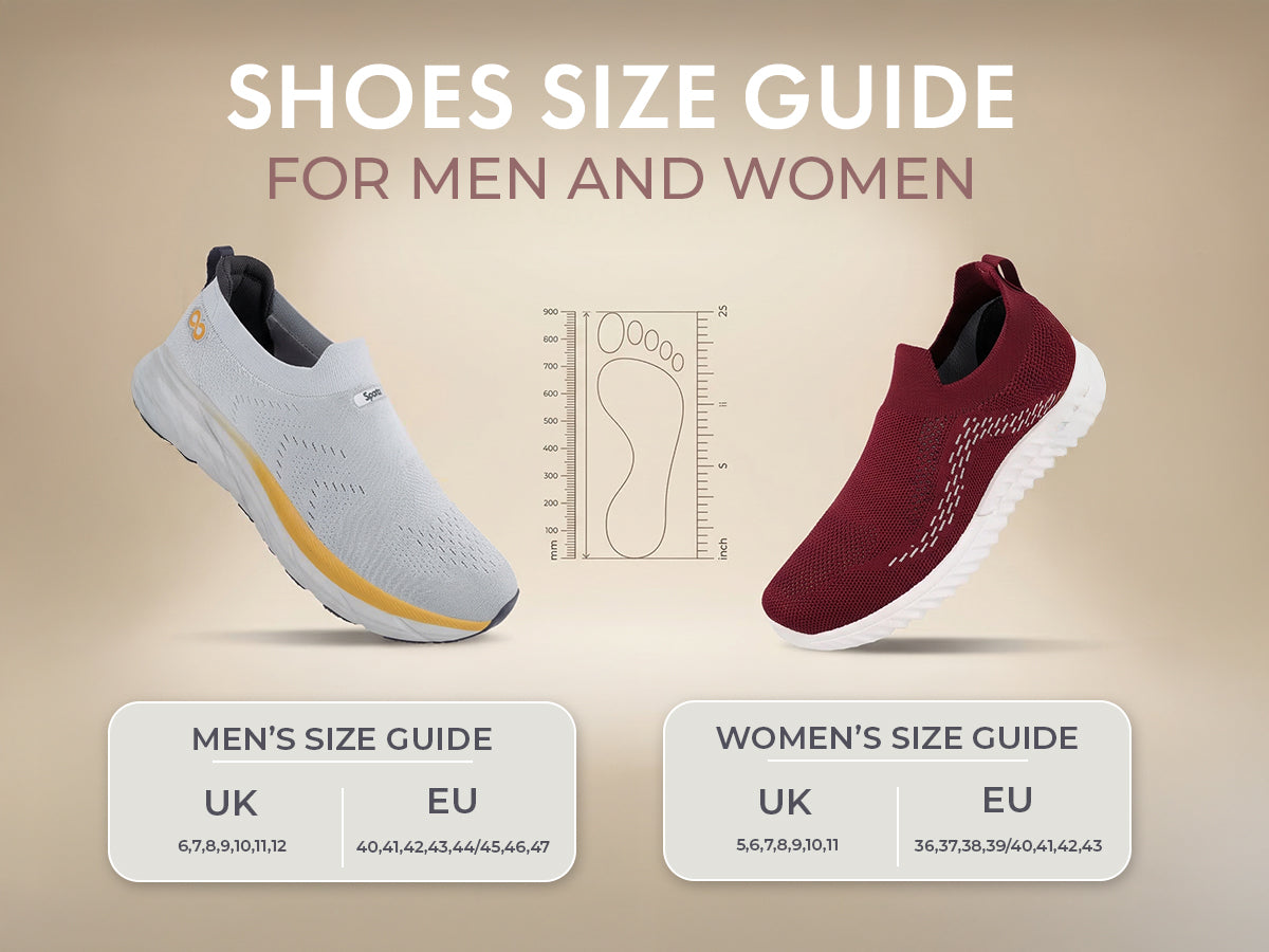 Shoes Size Guide for Men and Women