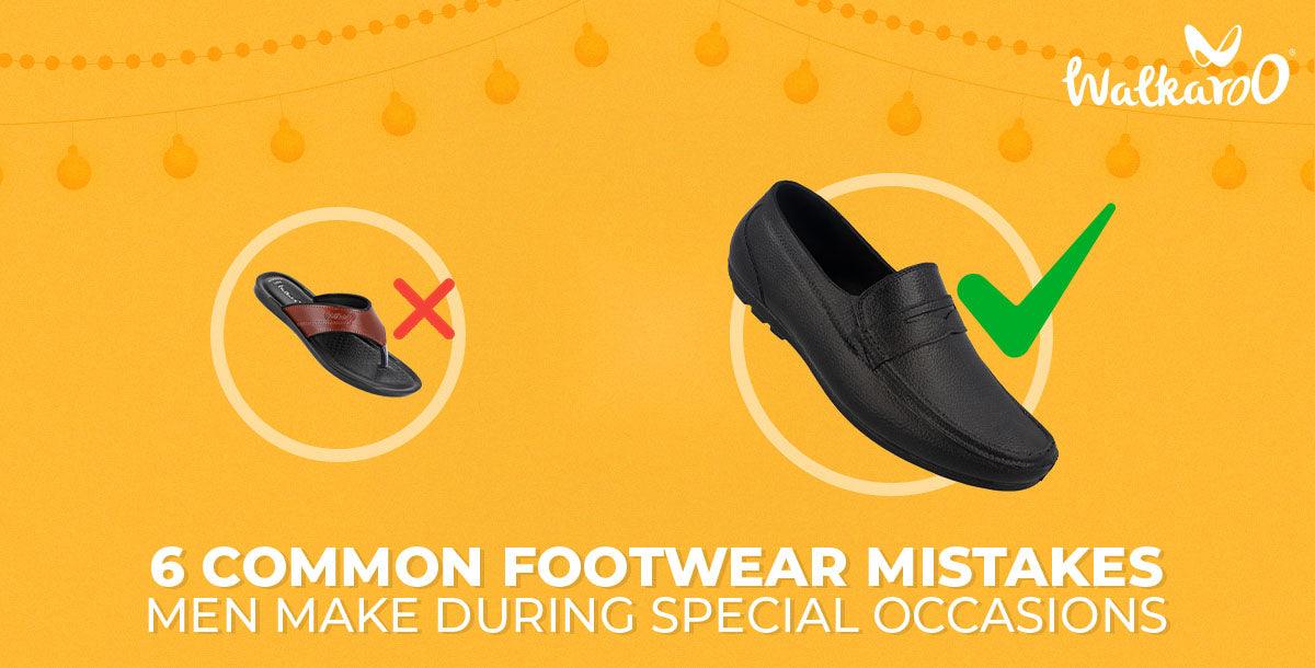 6 Common Footwear Mistakes Men Make During Special Occasions - Walkaroo Footwear