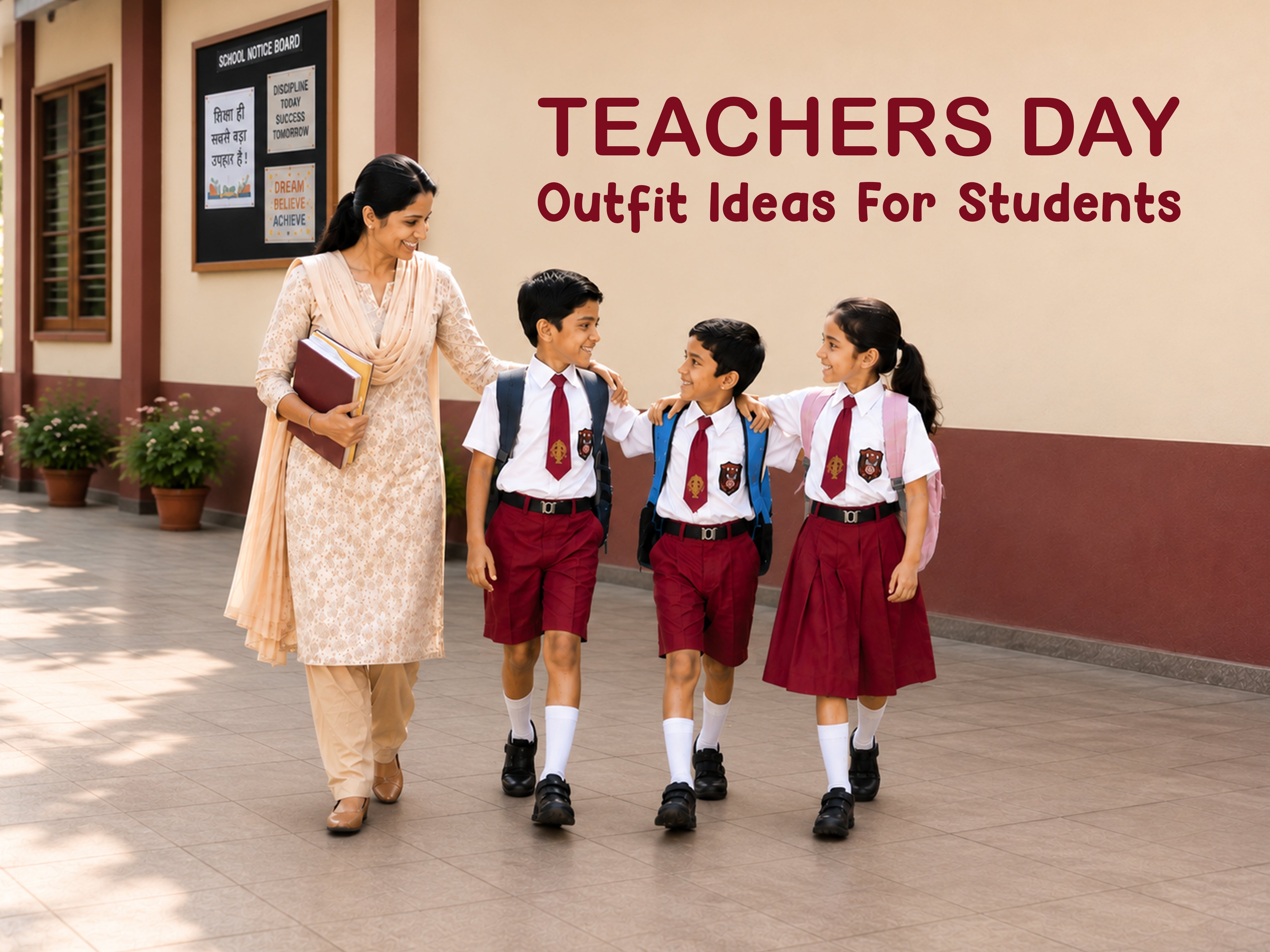 Teachers Day Outfit Ideas For Students