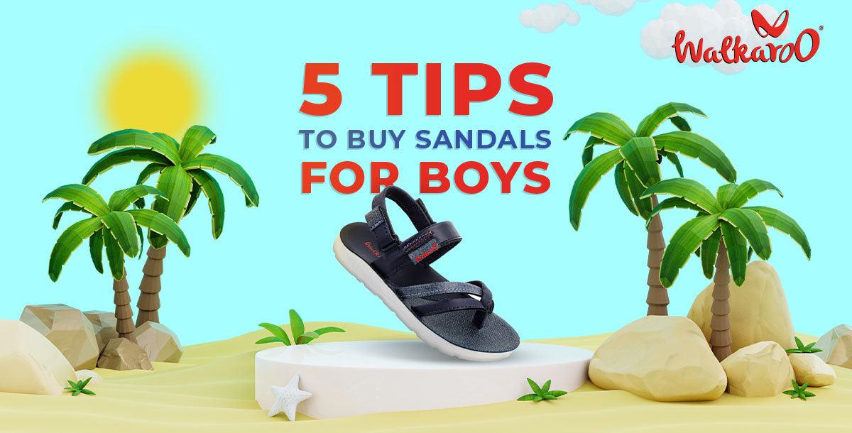 5 Tips to Buy Summer Sandals for Boys - Walkaroo Footwear