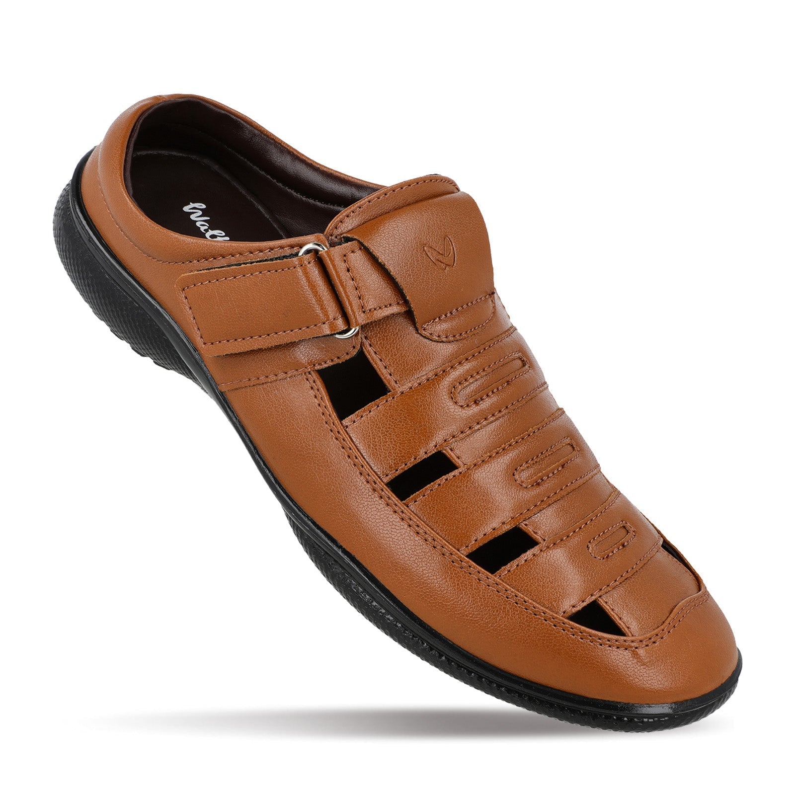 Buy Walkaroo Men Roman Sandals WF6258 Tan Online at Best Price in
