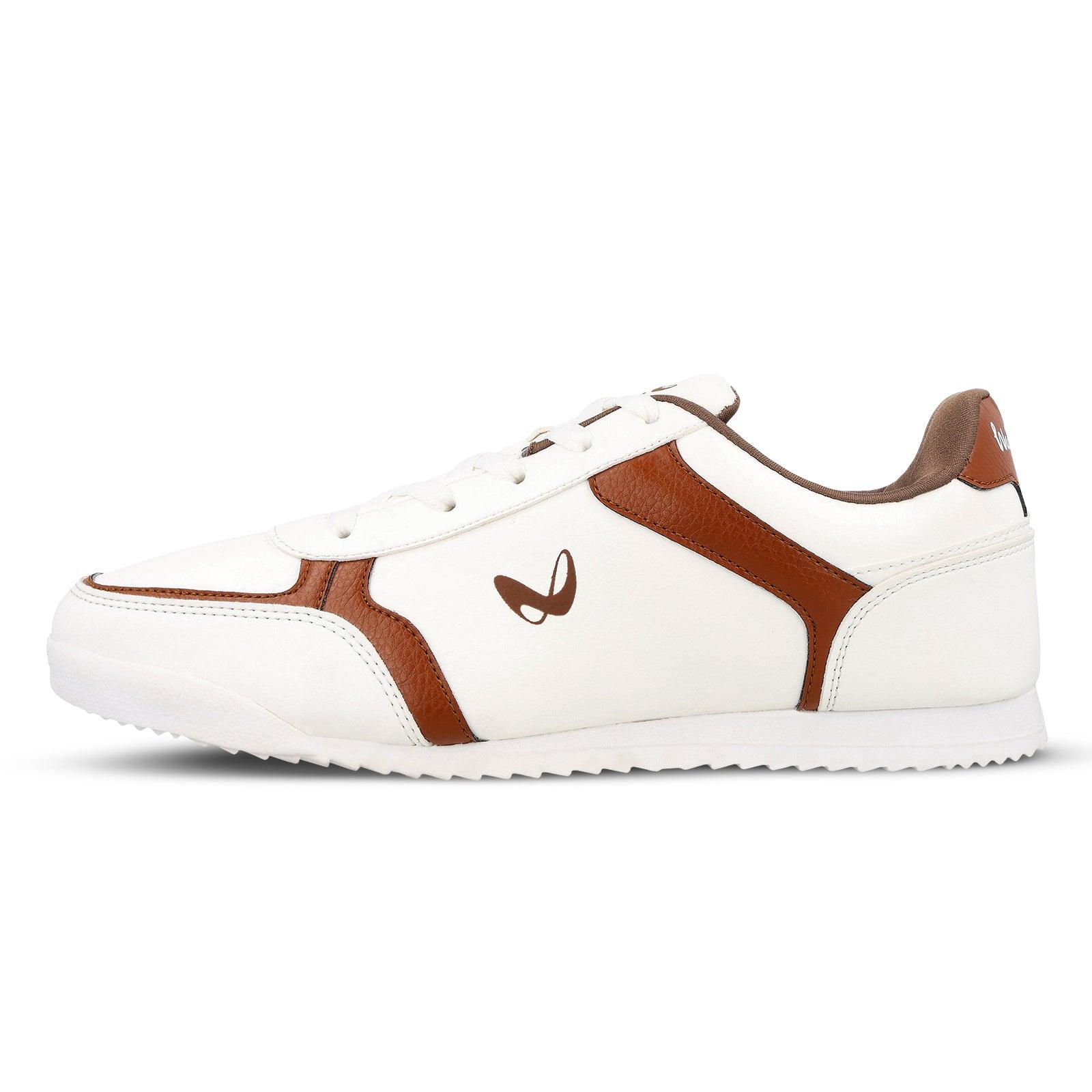 Men's Low-Top Sneakers - WY3459 White Brown