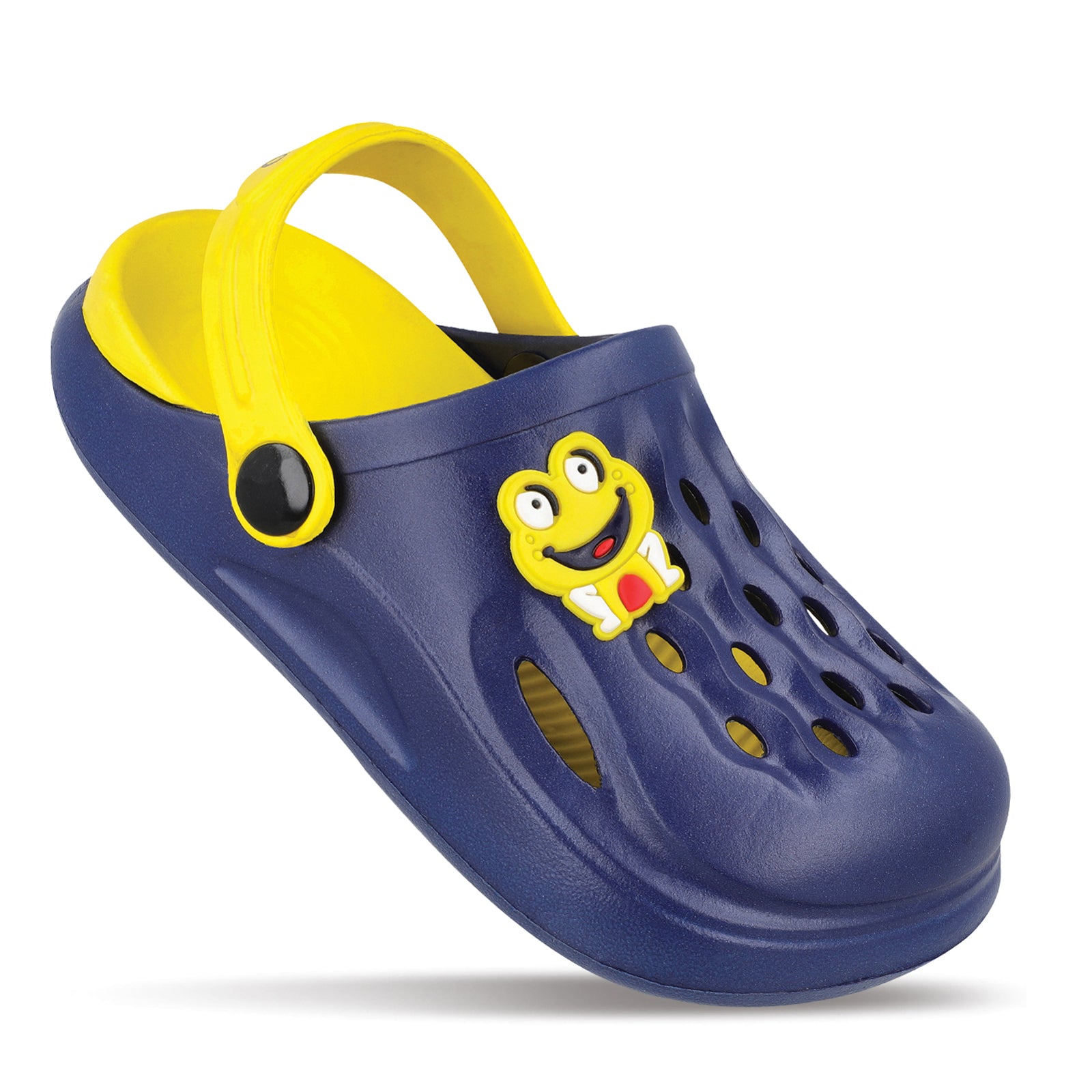 Buy Navy Blue Yellow Clogs for Kids WK360 Online at Best Prices