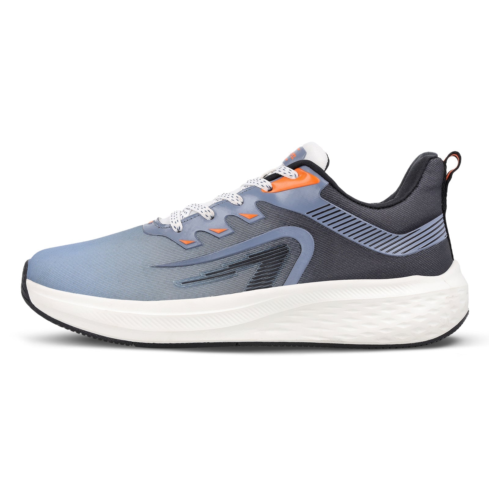 TYGA Men's Lace-up Sports Shoes - Black Aqua