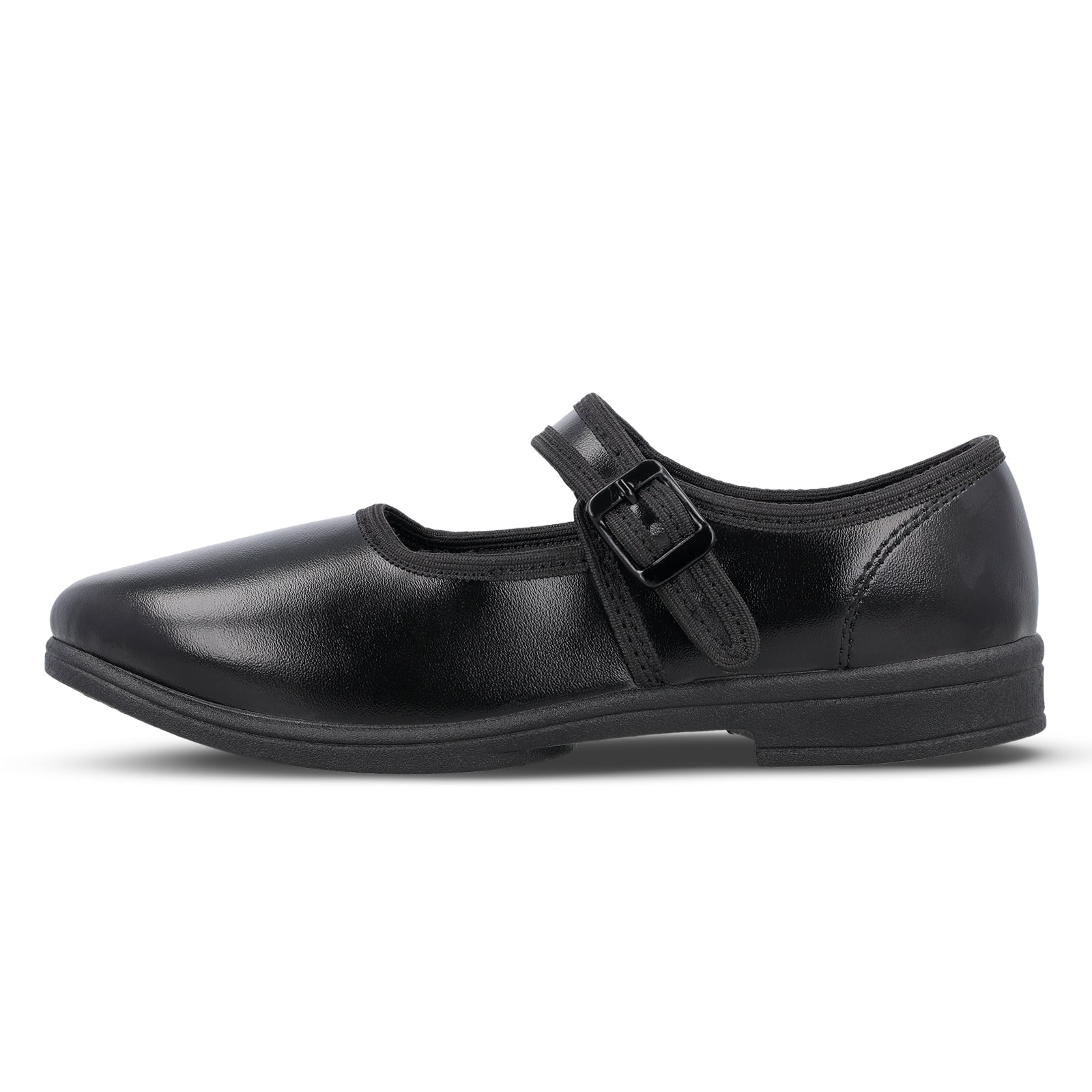 Girls School Shoe WV591 Black - Main Image