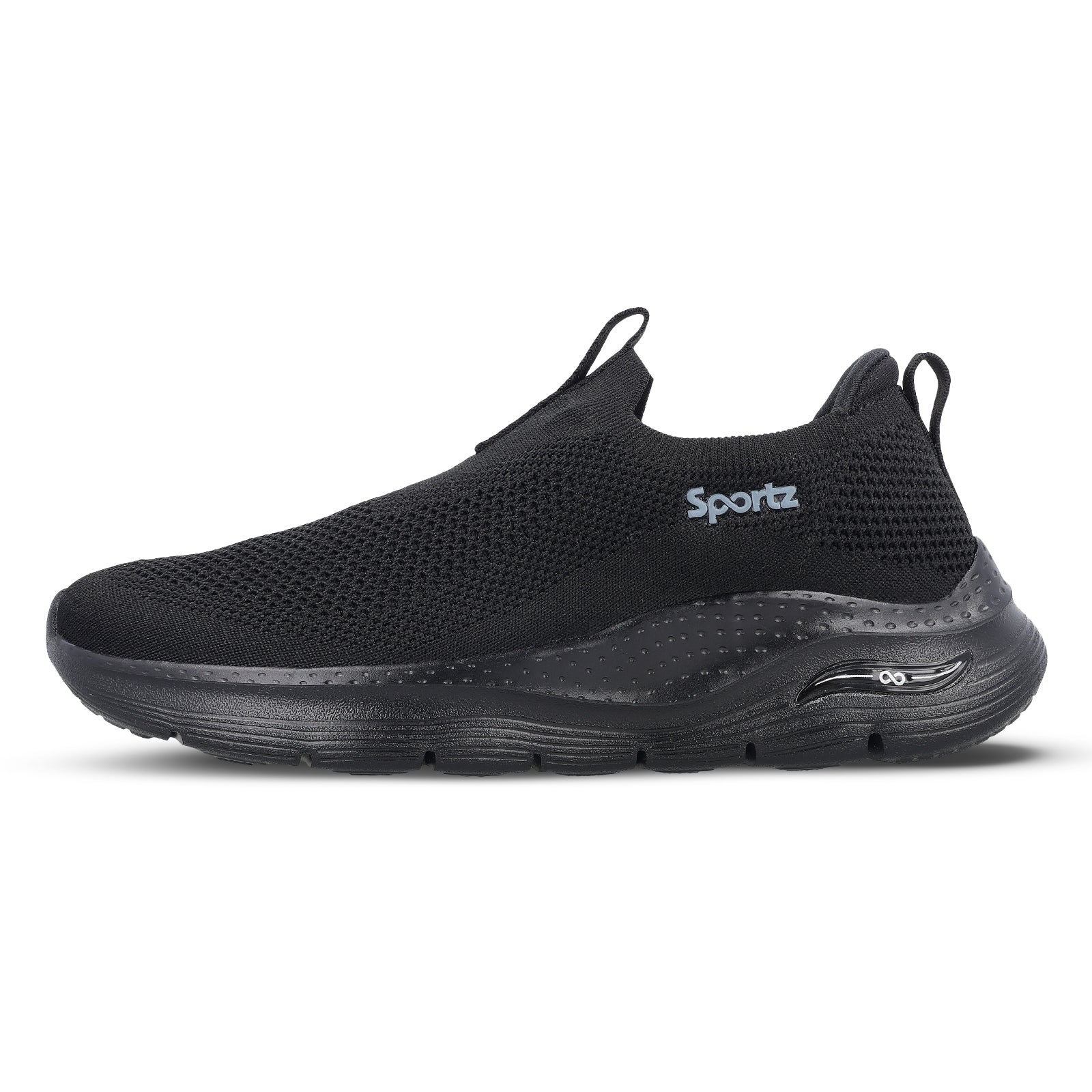 Men's Slip-on Walking Shoe - WS9571 Black Black