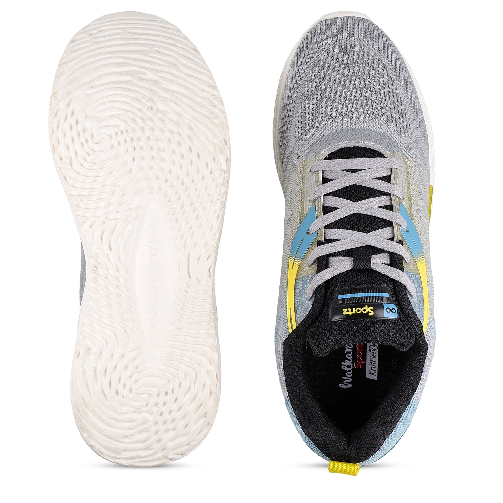 Men's Lace-up Sports Shoes - WS9132 Light Grey