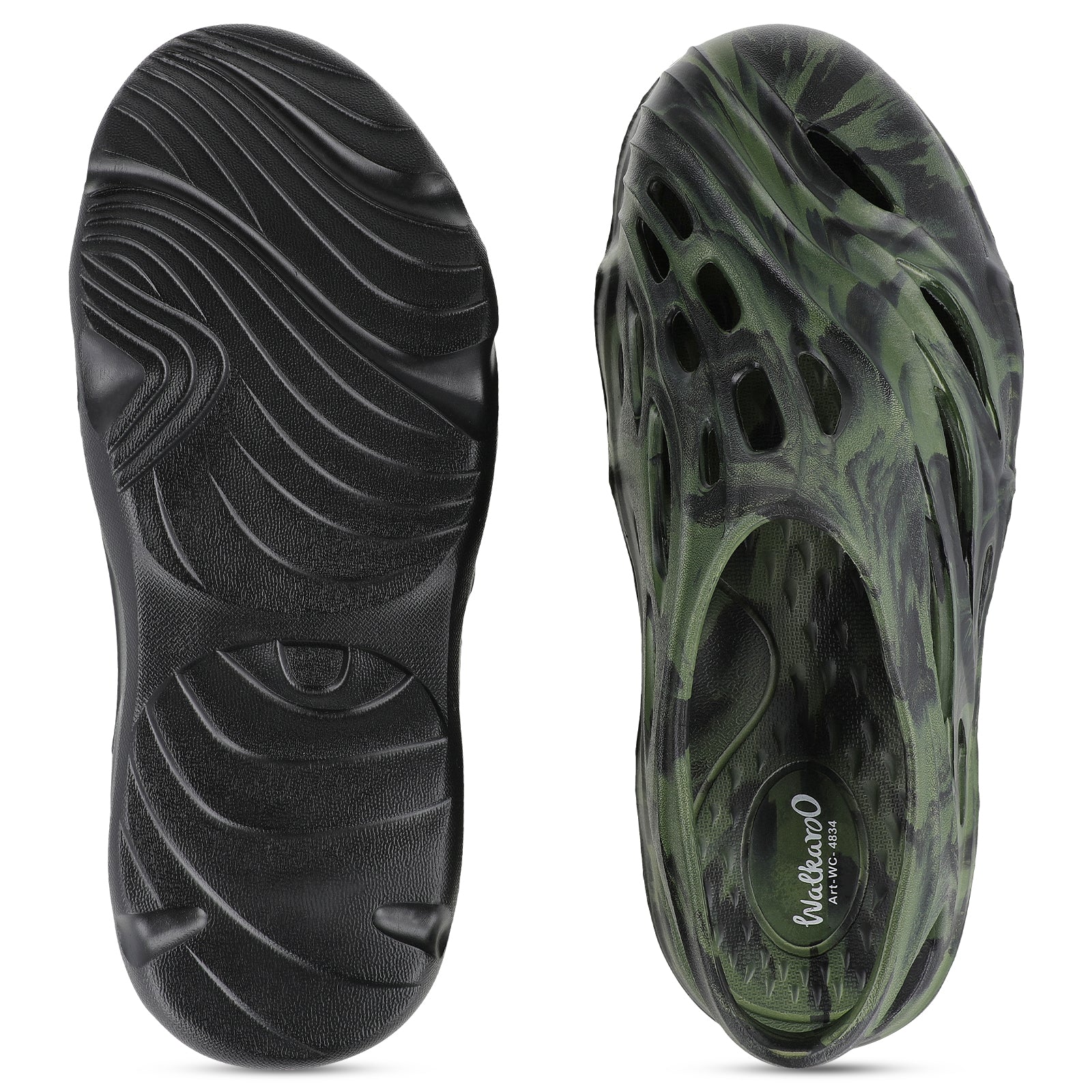 Men's Super Clogs - WC4834 Black green
