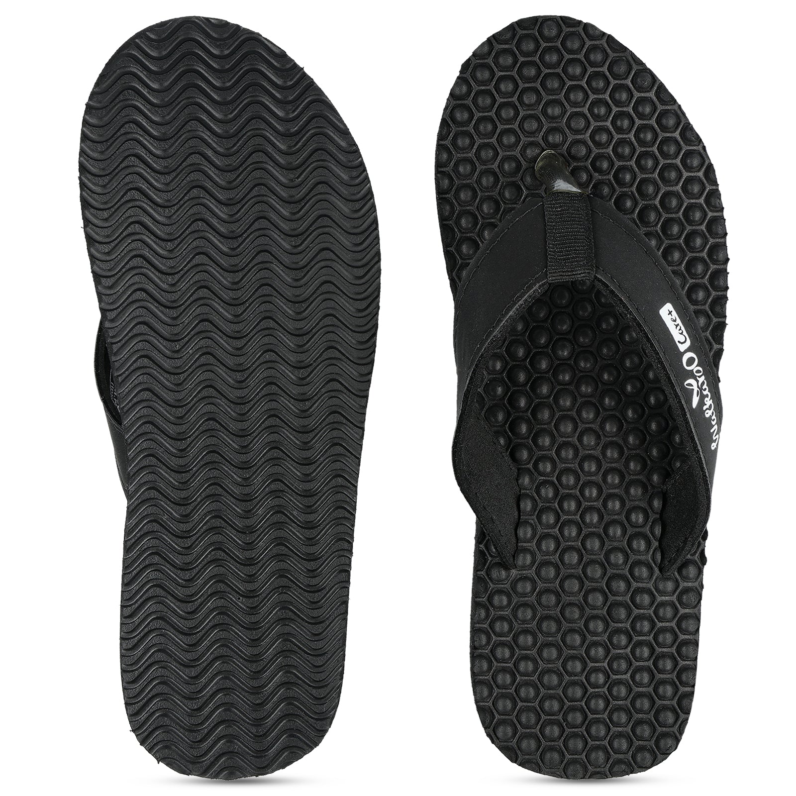 Women's Textured Care Plus Flip-Flop - WH3950 Black