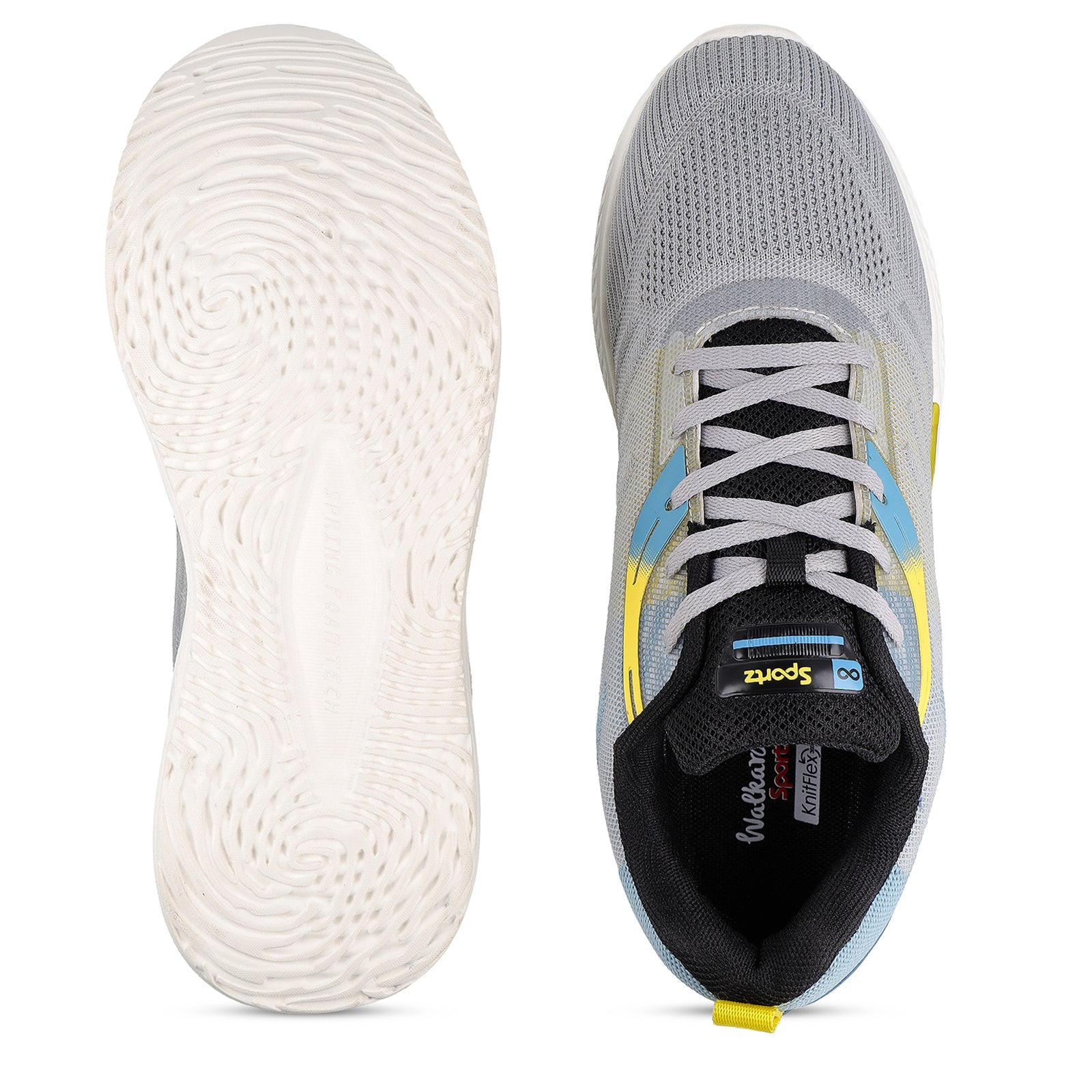 Men's Lace-up Sports Shoe - WS9132 Light Grey