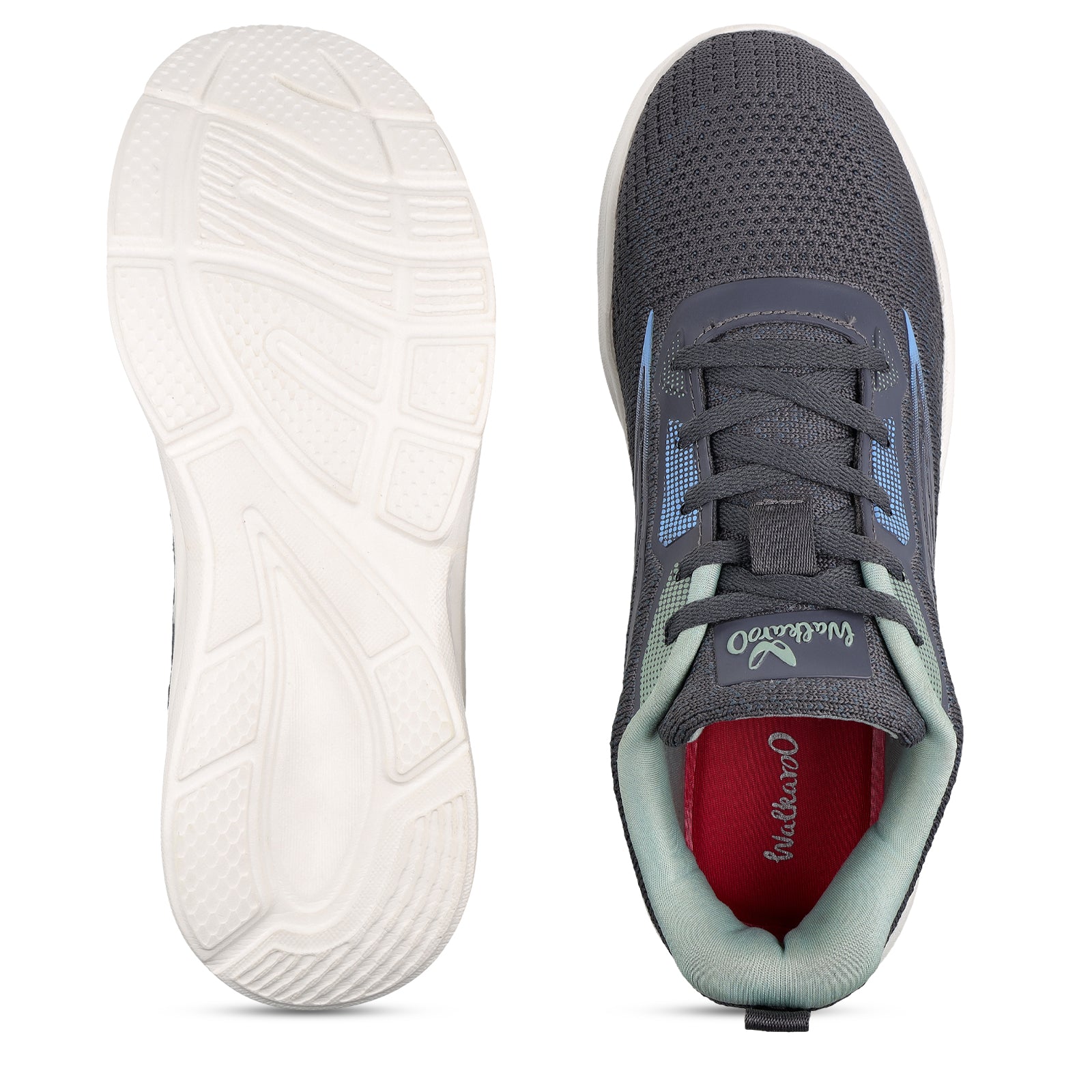 Women's Lace-up Sports Shoe - WS3269 Jade Green