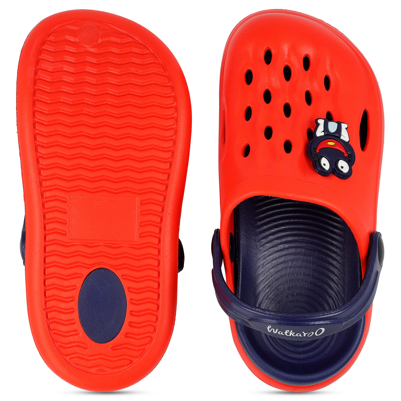Walkaroo Boys Sandals Footwear - WK360 Red