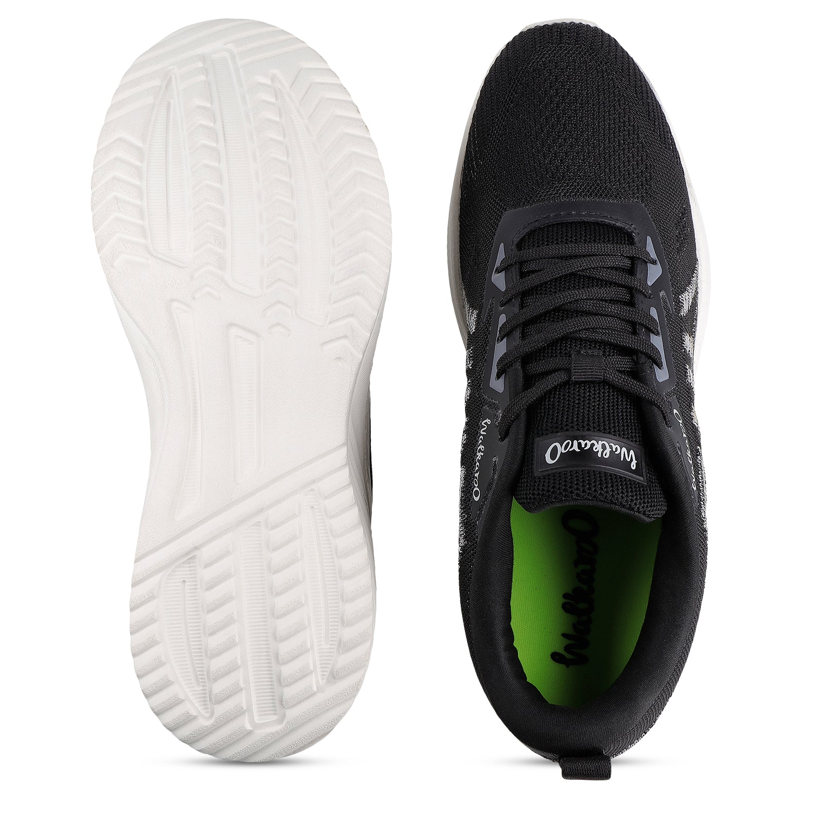 Men's Lace-up Walking Shoes - WS9105 Black