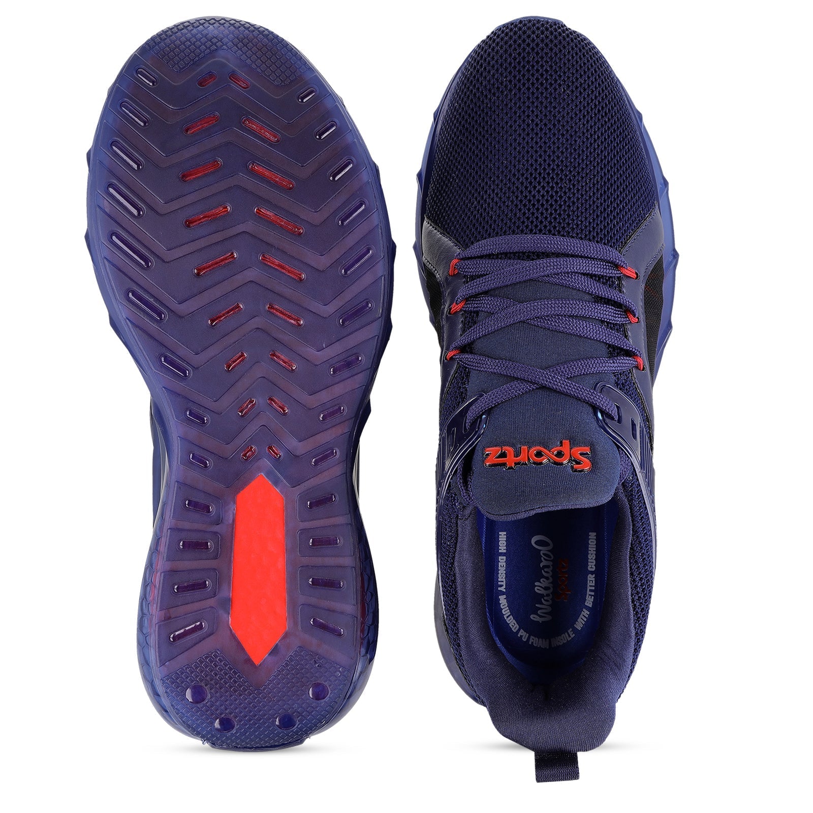 Men's Lace-up Sports Shoes - WS9138 Navy Blue