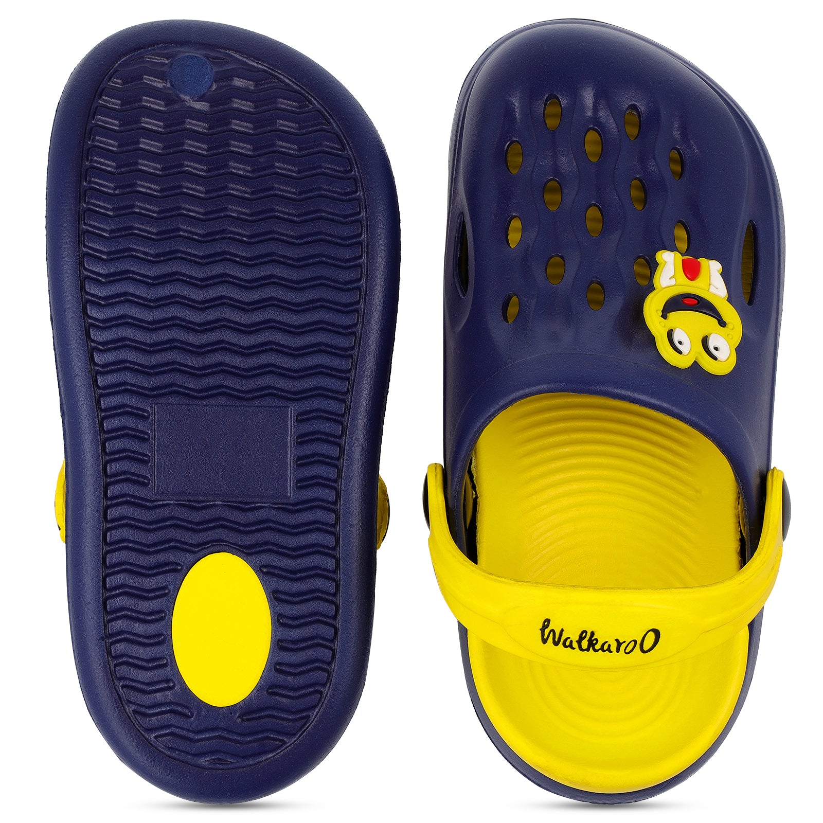 Kid's Clog - WK360 Navy Blue Yellow