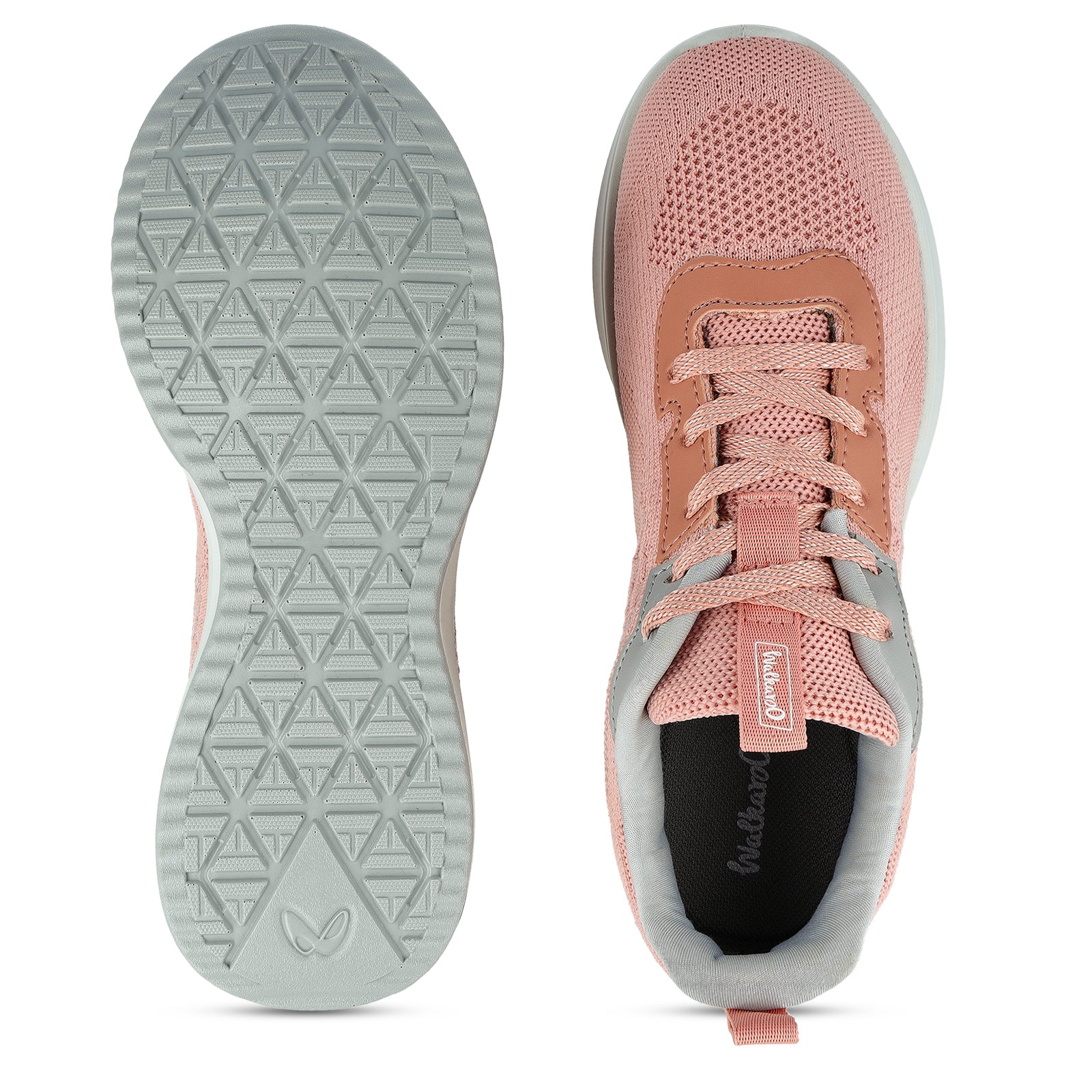 Women's Lace-up Sports Shoe - WS9911 Peach