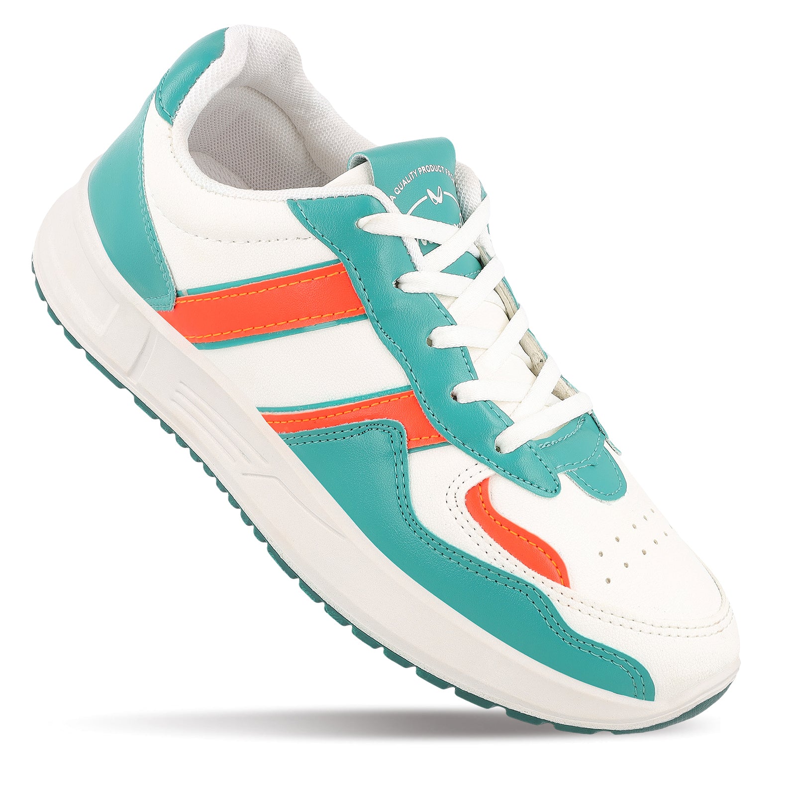 Walkaroo Mens Casual Shoes - WY3340 White Green