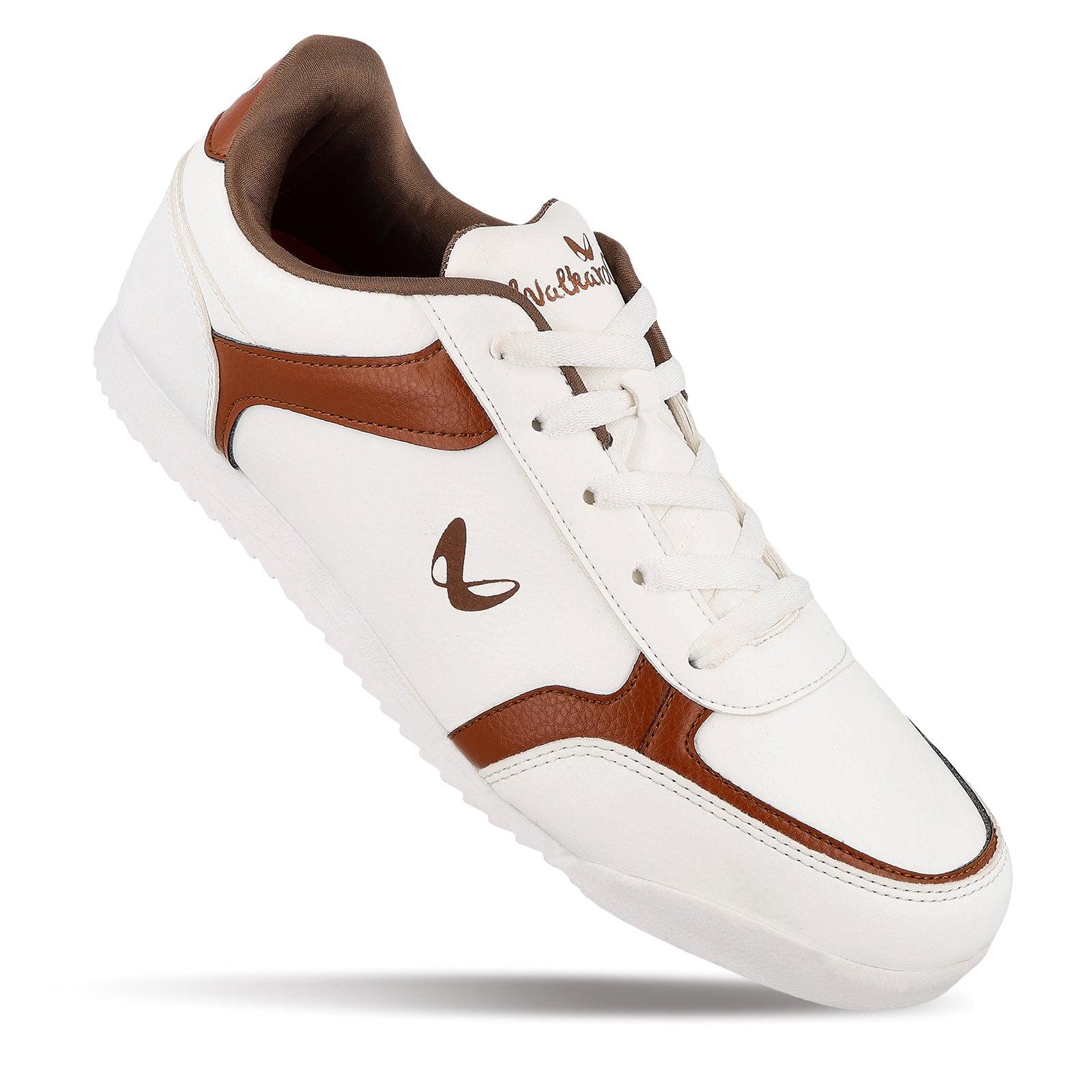 Men's Low-Top Sneakers - WY3459 White Brown