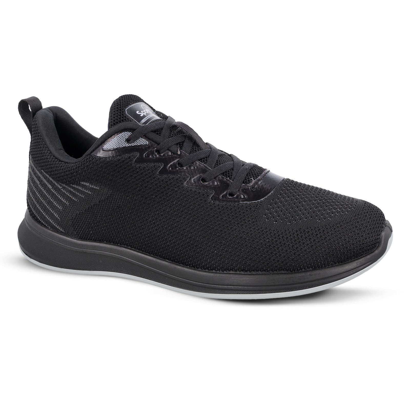 Men's Daily Wear Non Marking Sports Shoes - WS6091 Black