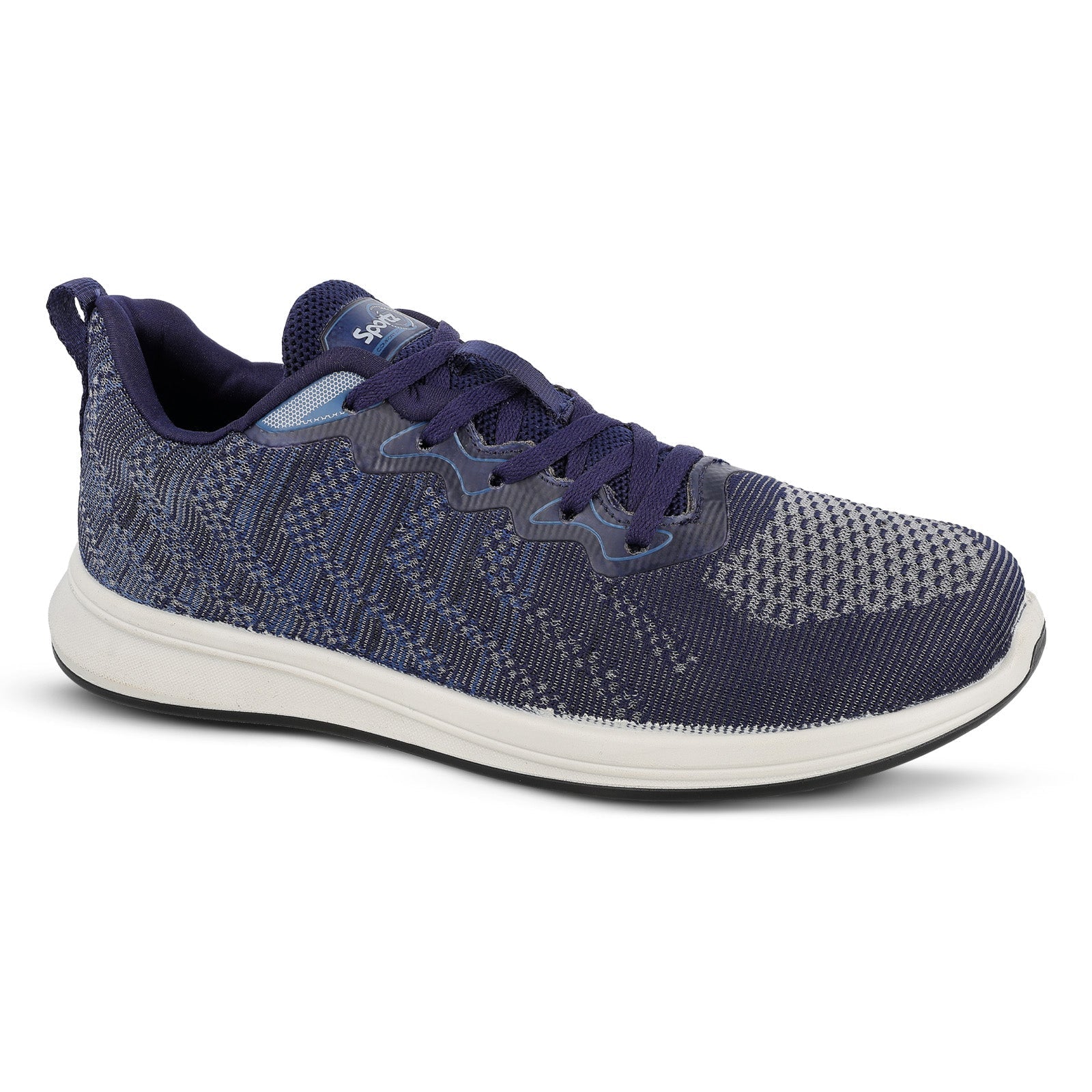 Men's Daily Wear Non Marking Sports Shoes - WS6092 Navy Blue
