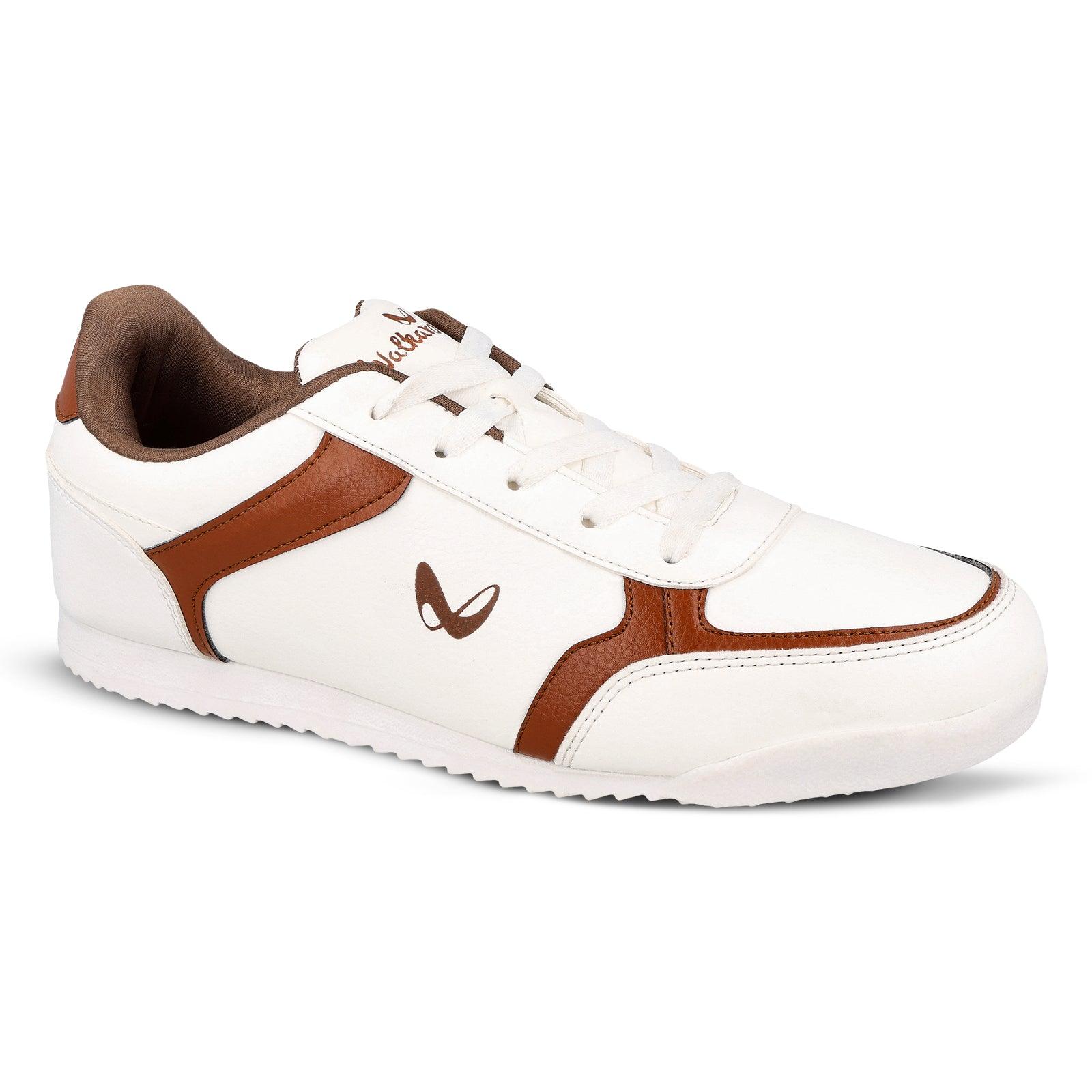 Men's Low-Top Sneakers - WY3459 White Brown