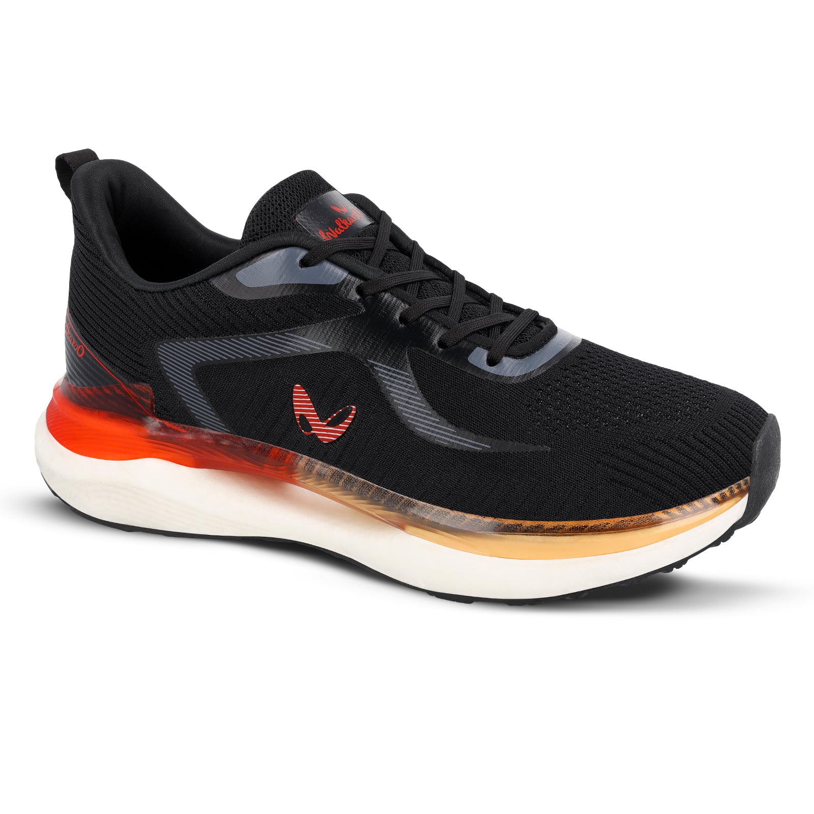 Men's Lace-up Sports Shoe - WS9122 Black Red