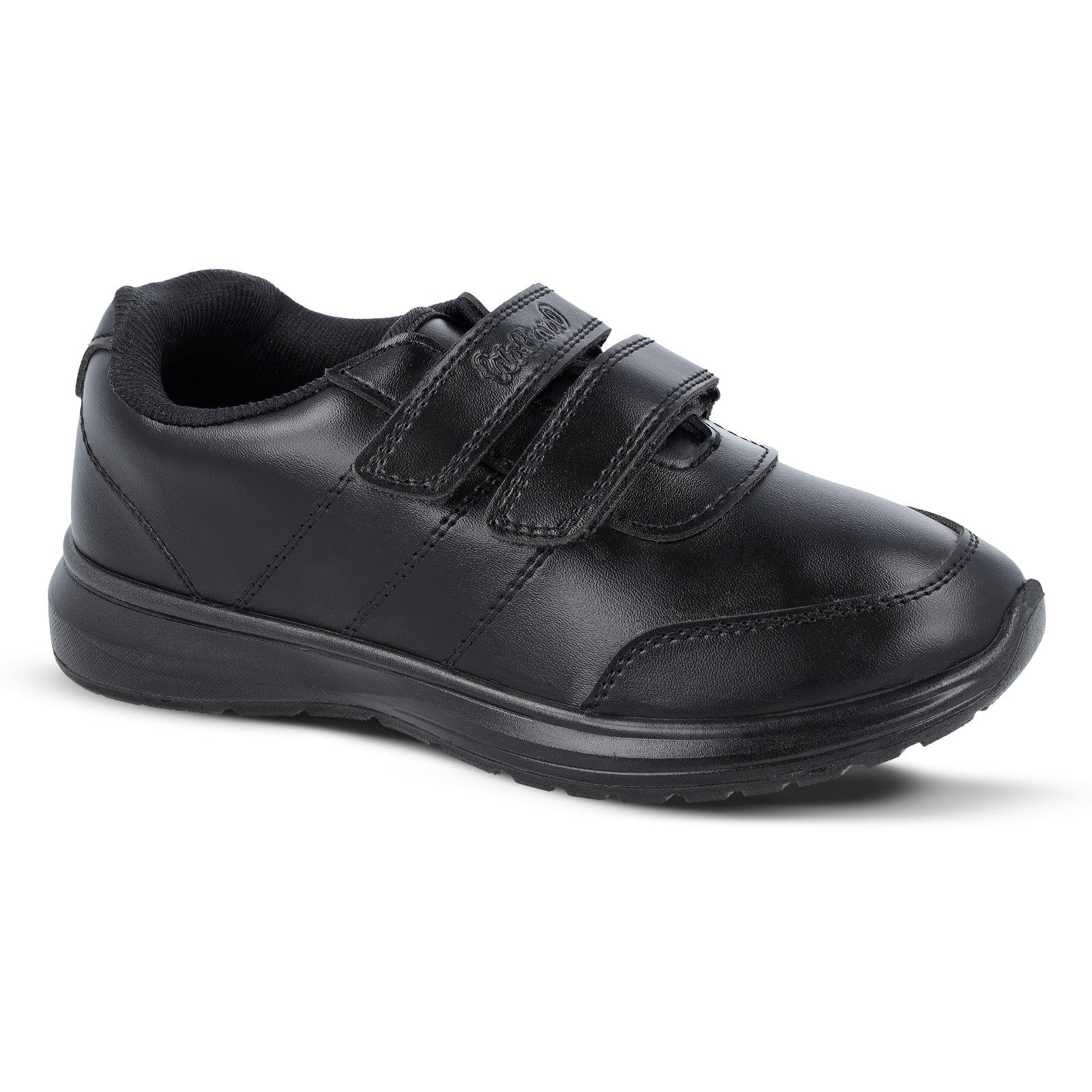 Walkaroo boys School Shoes - WV502 Black - Walkaroo Footwear