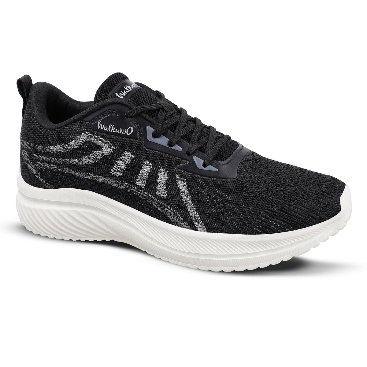 Men's Lace-up Walking Shoes - WS9105 Black