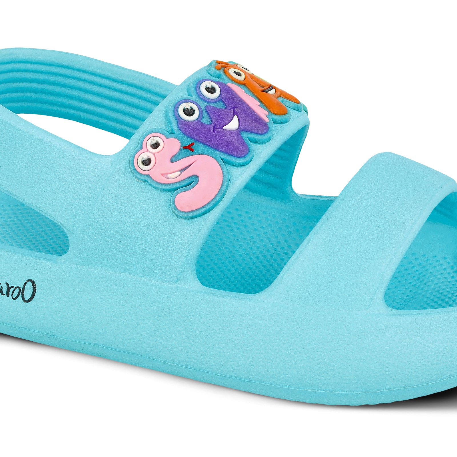 Walkaroo Kids Solid Clog Sandals - WK374 Sky Blue