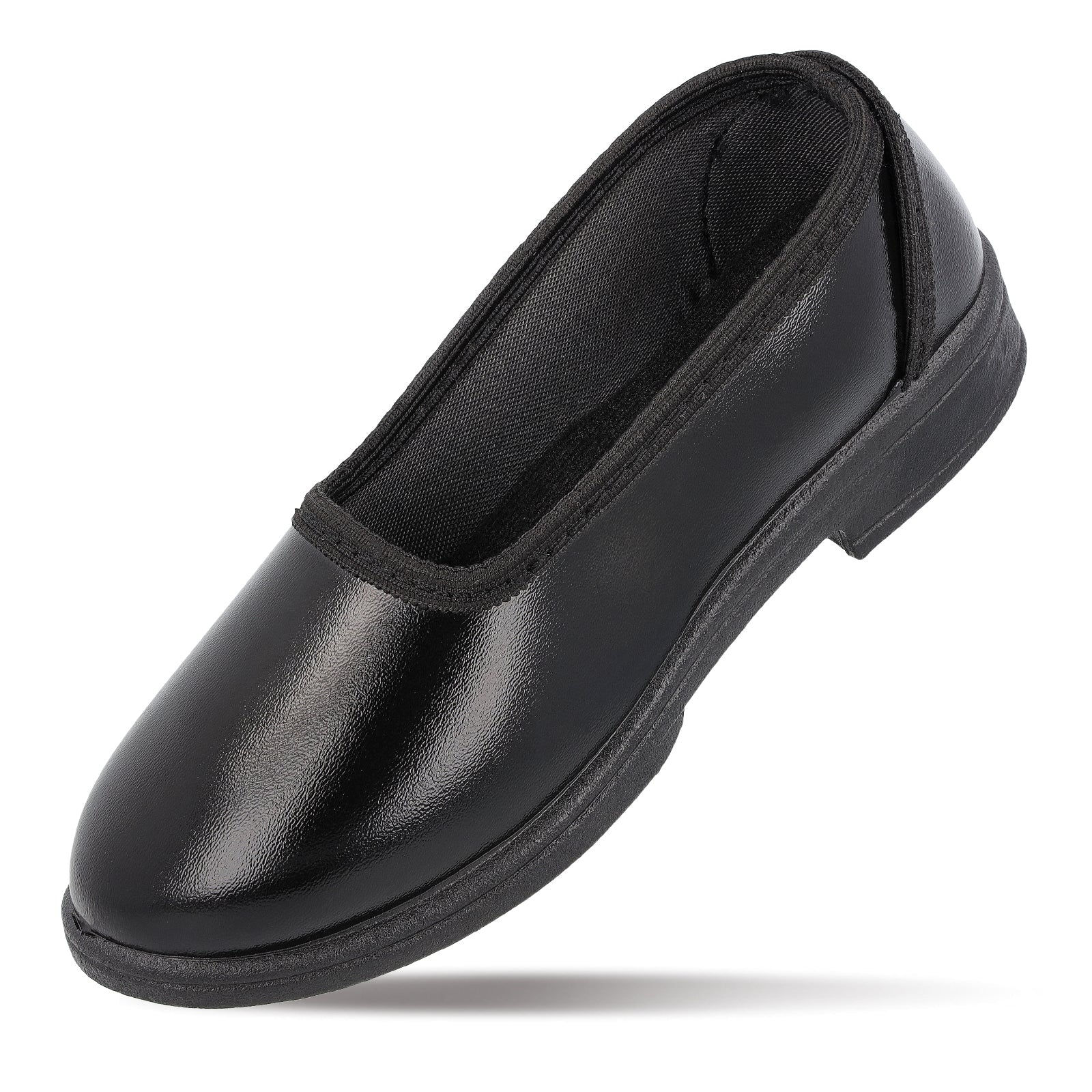 Kids Slip-On school Shoe - WV593 Black