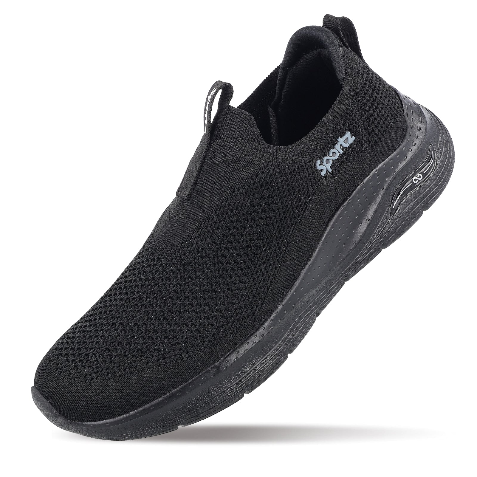 Men's Slip-on Walking Shoe - WS9571 Black Black