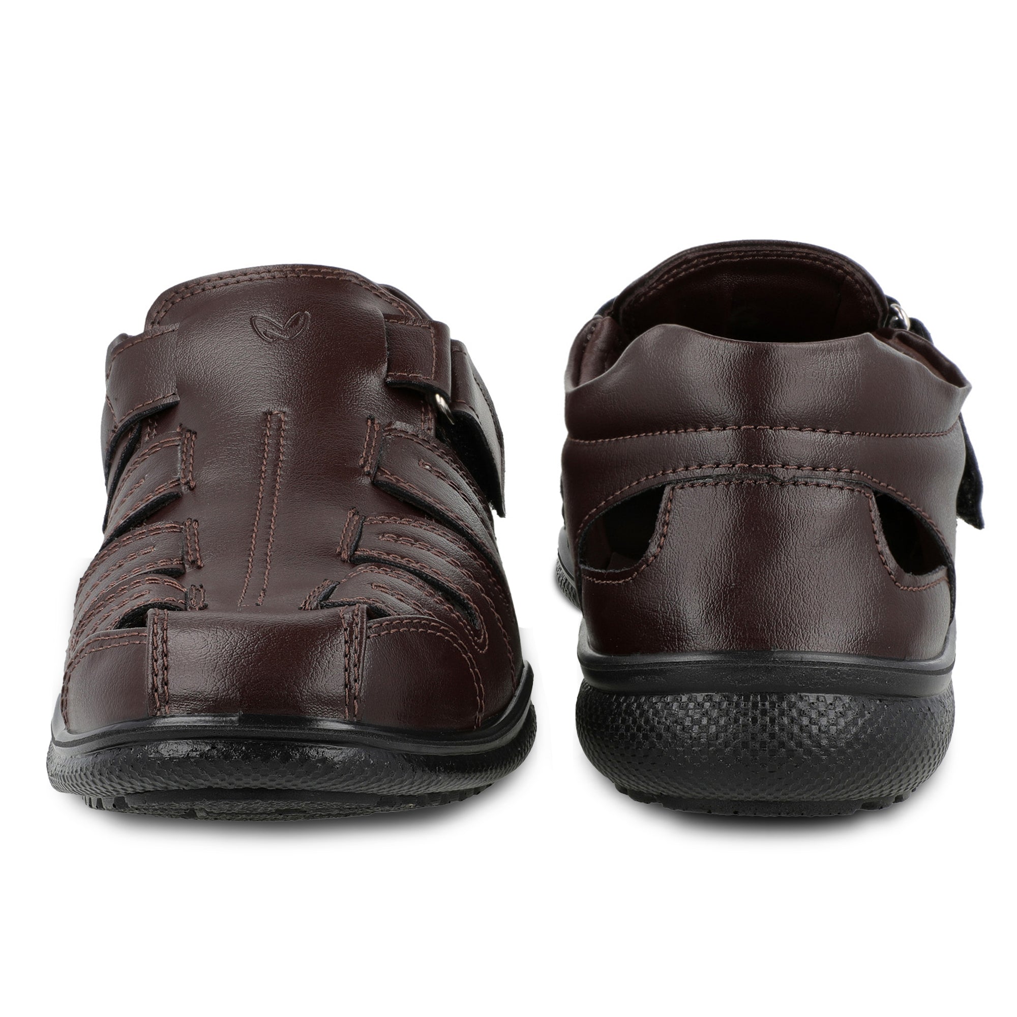 Walkaroo Roman Sandals Mens - WF6257 Brown