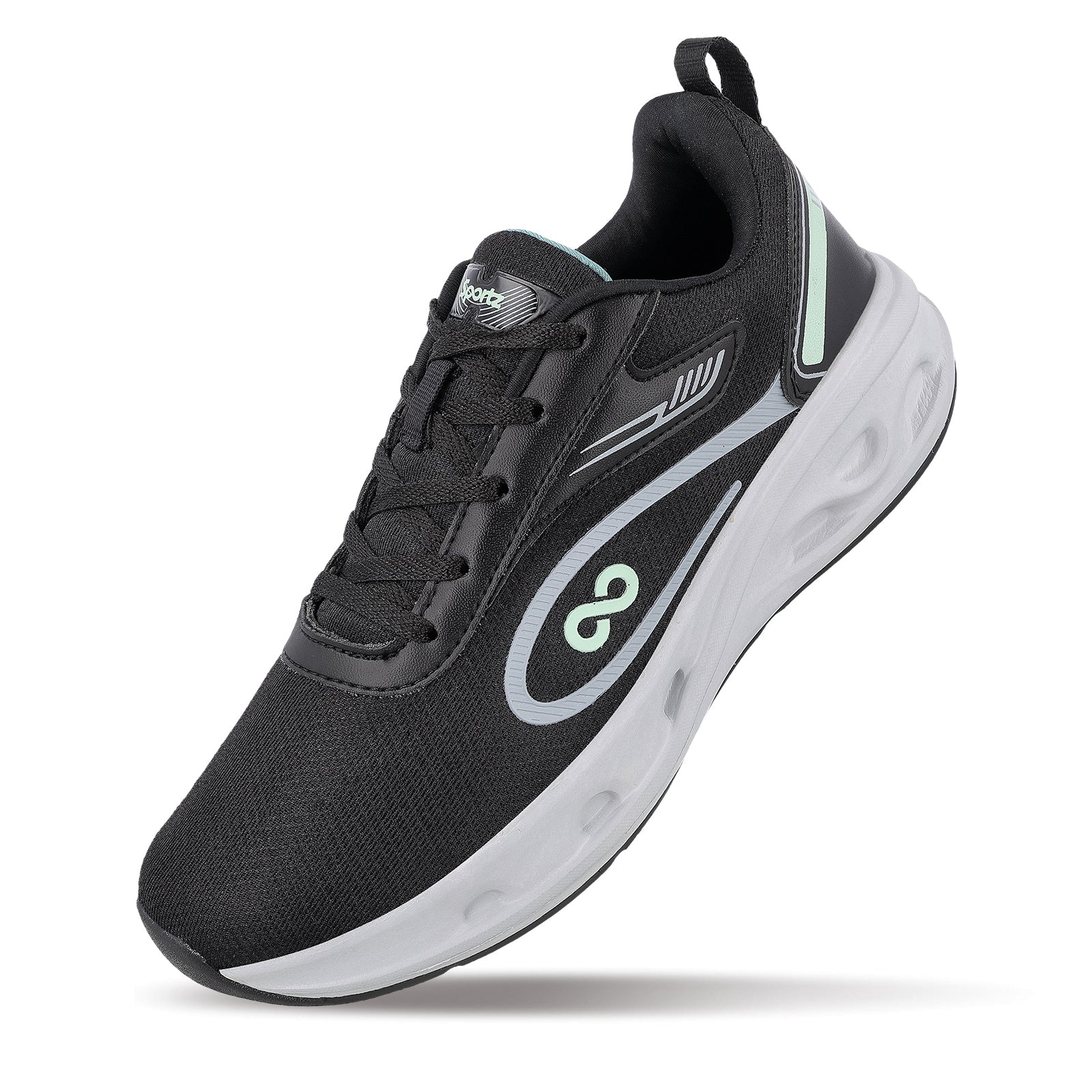 Men's Lace-up Sports Shoe - WS9613 Black