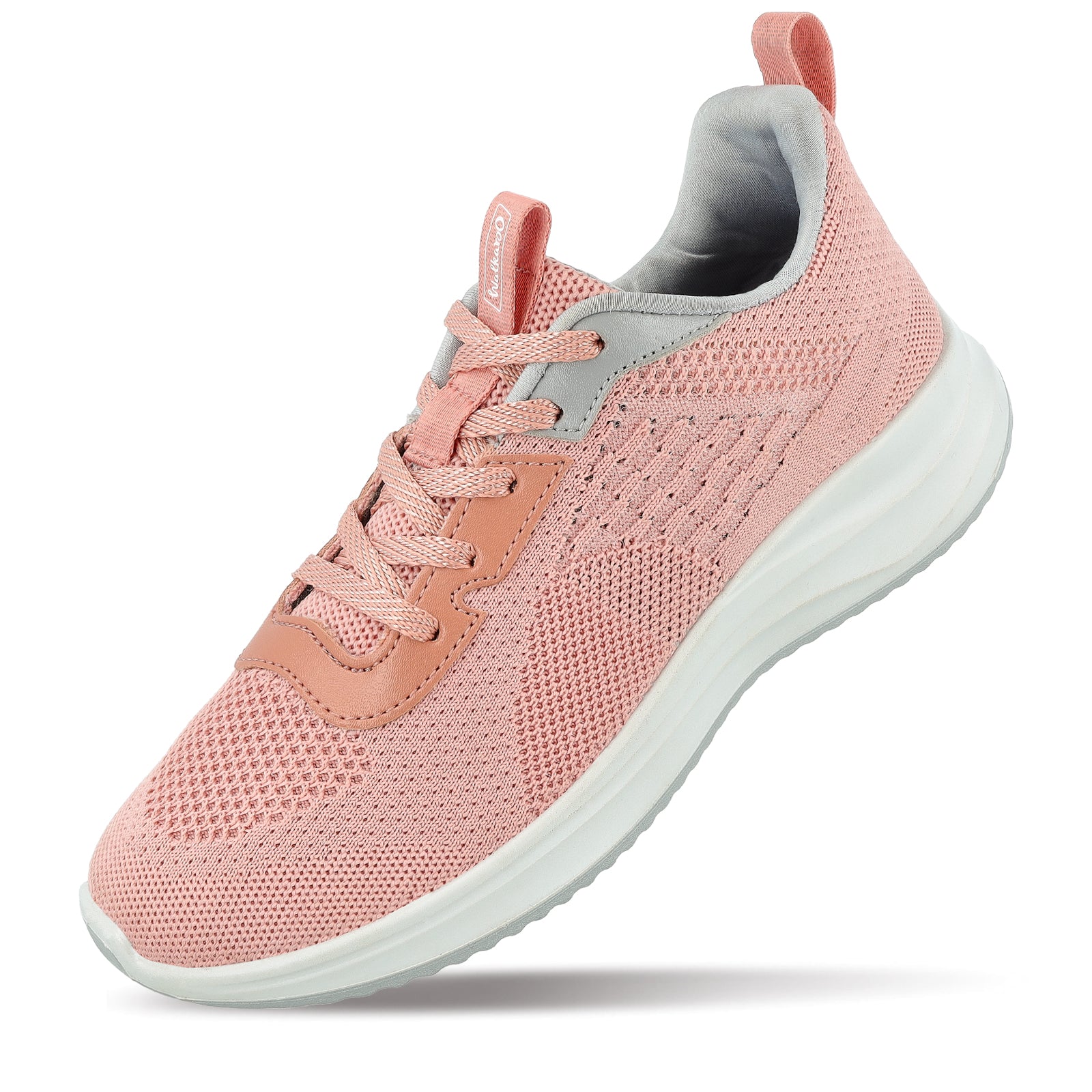 Women's Lace-up Sports Shoe - WS9911 Peach
