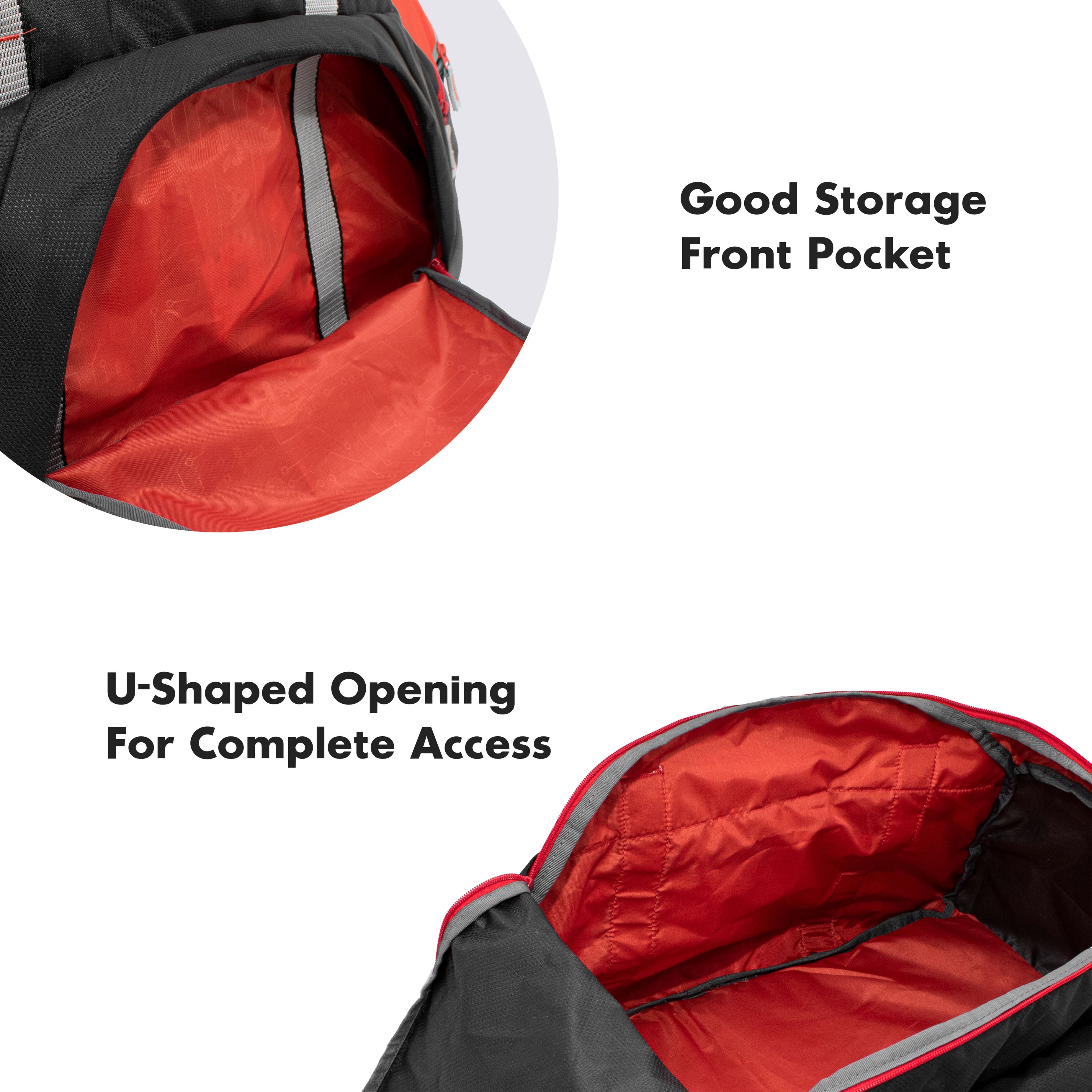 Strabo Columbia Travel Duffel Bag - Colour Black Water Resistant - Strabo