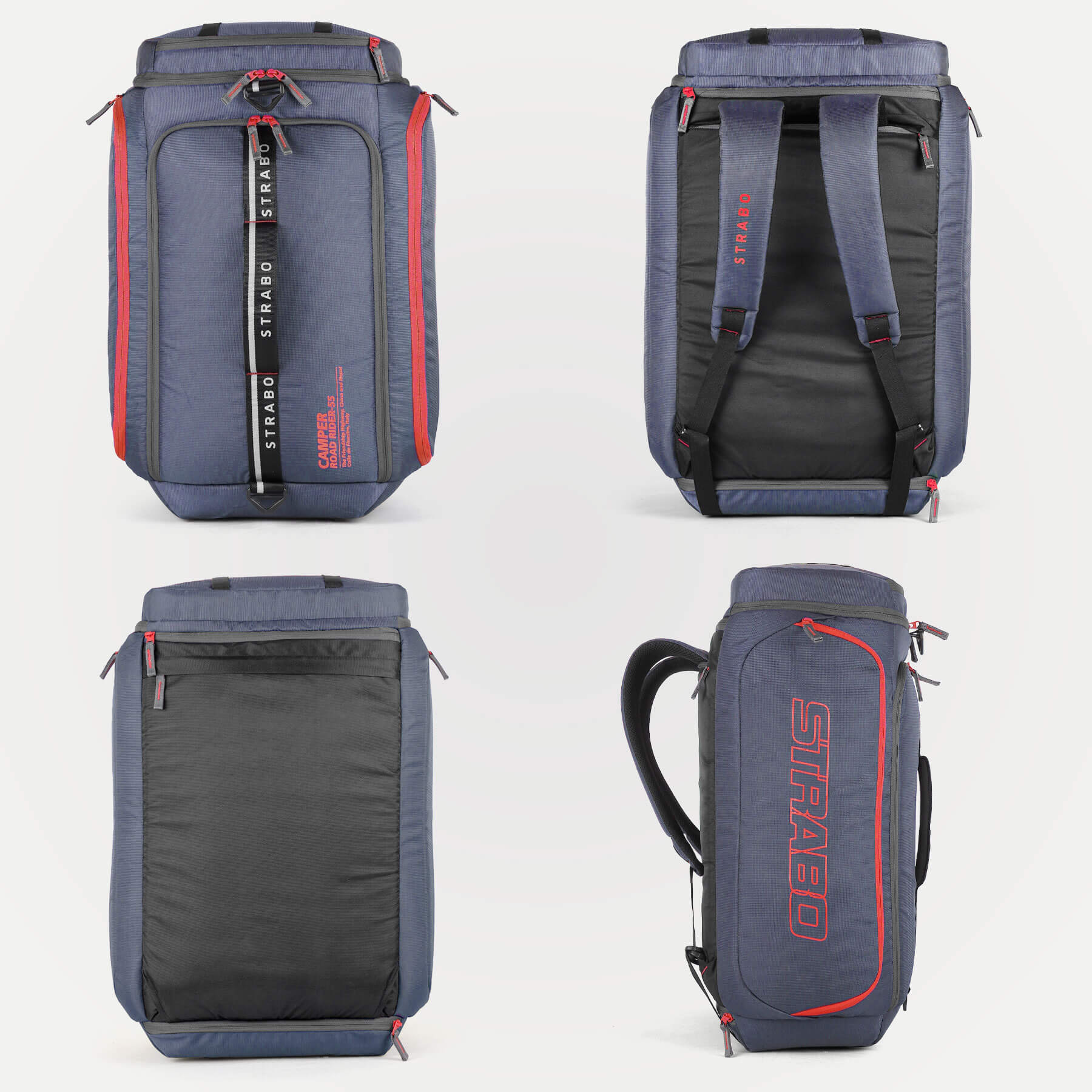 Camper 2-in-1 Duffel + Backpack - Grey