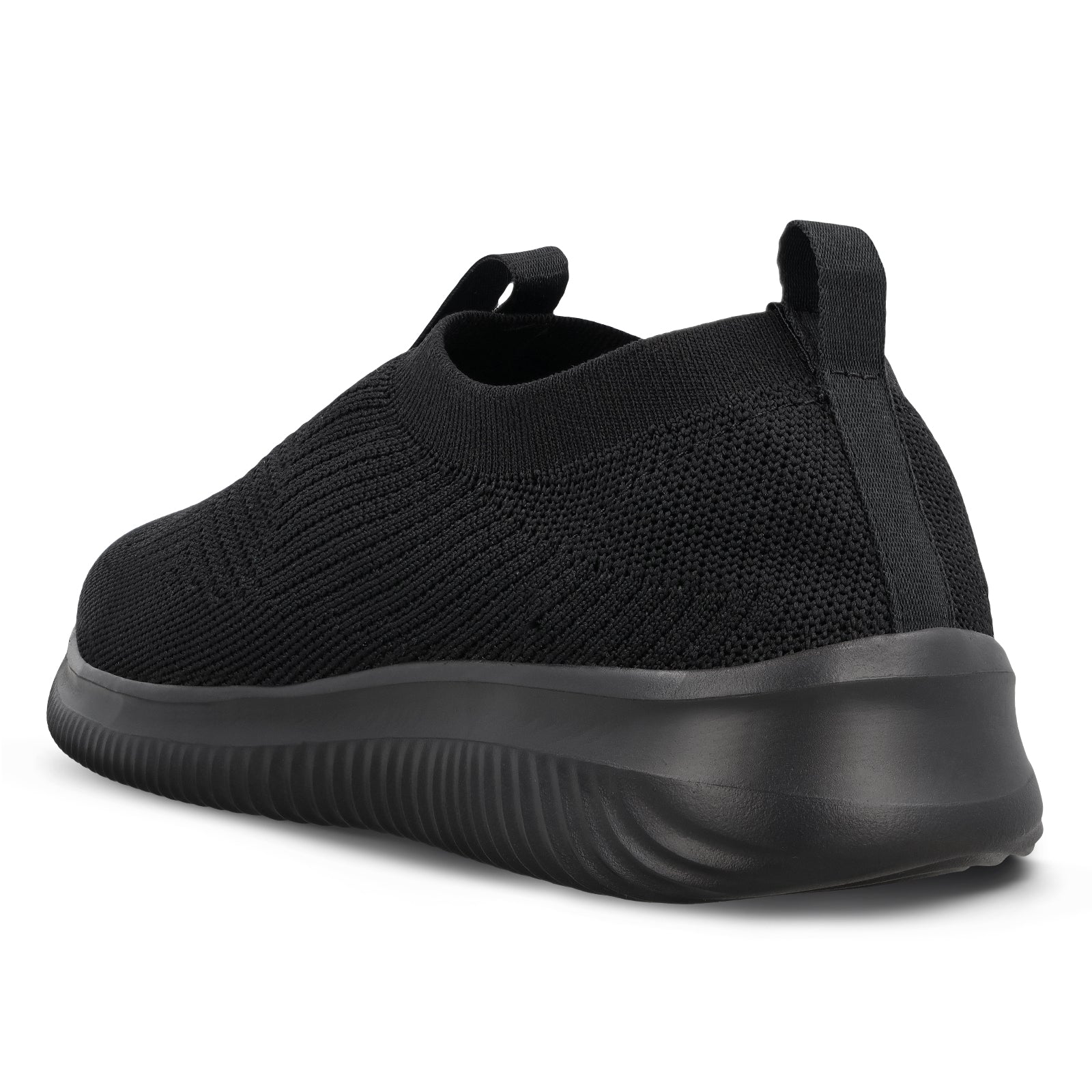 Men`s Slip-on Walking Shoes - WS9551 Black Black