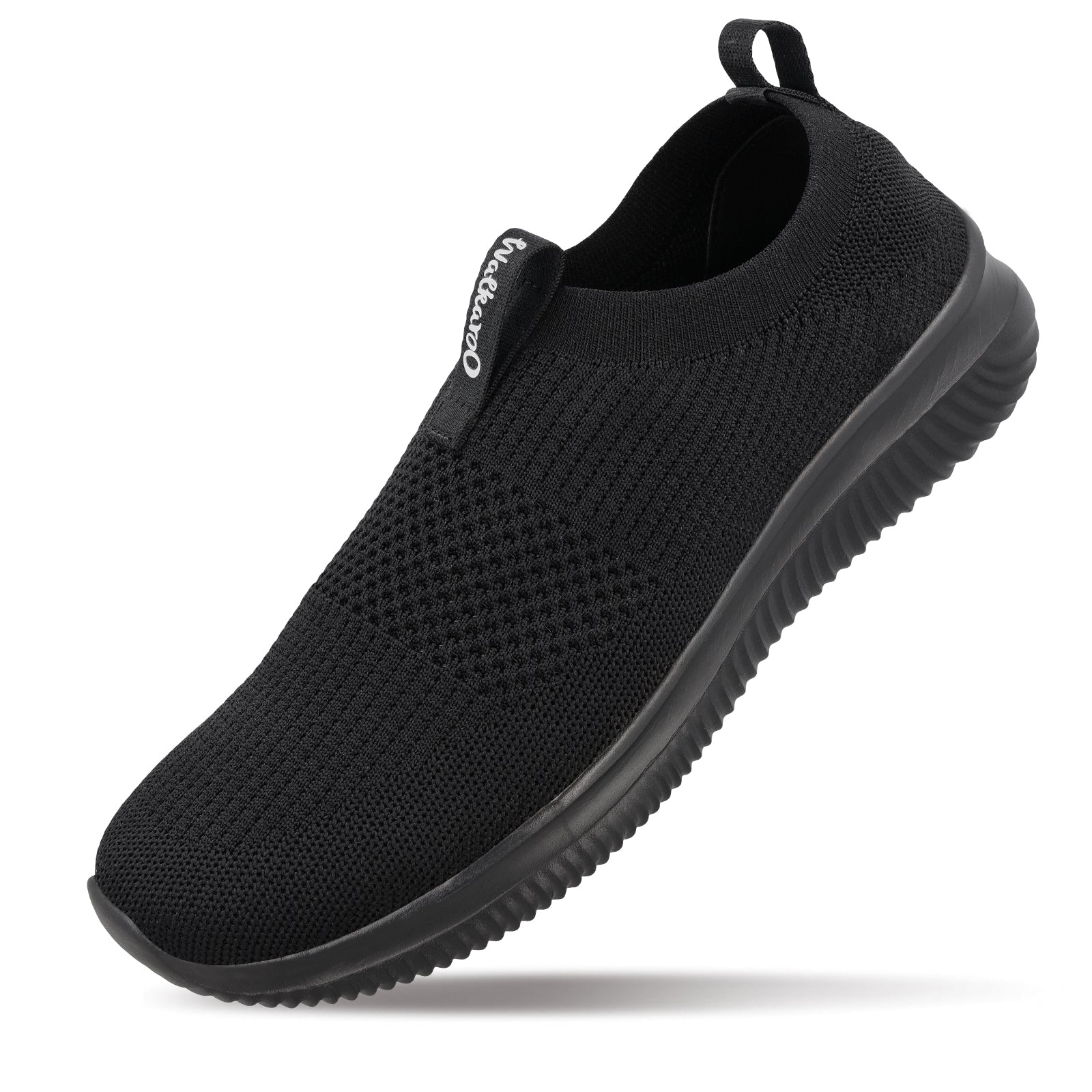 Men`s Slip-on Walking Shoes - WS9551 Black Black