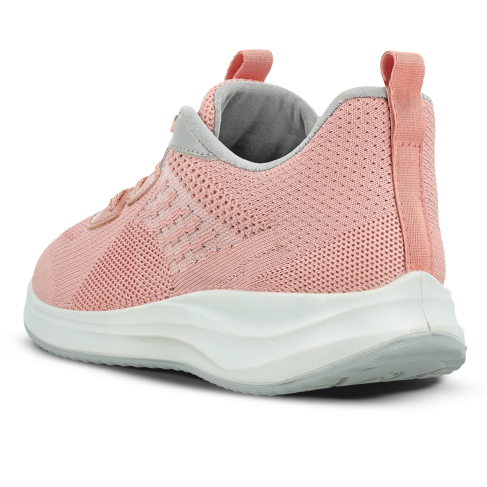 Women's Lace-up Sports Shoe - WS9911 Peach