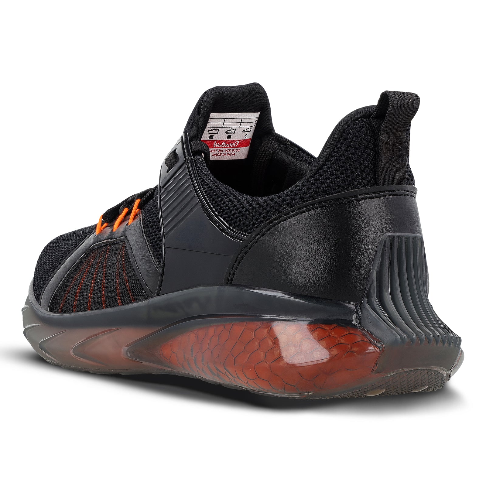 Men's Lace-up Sports Shoe - WS9138 Black