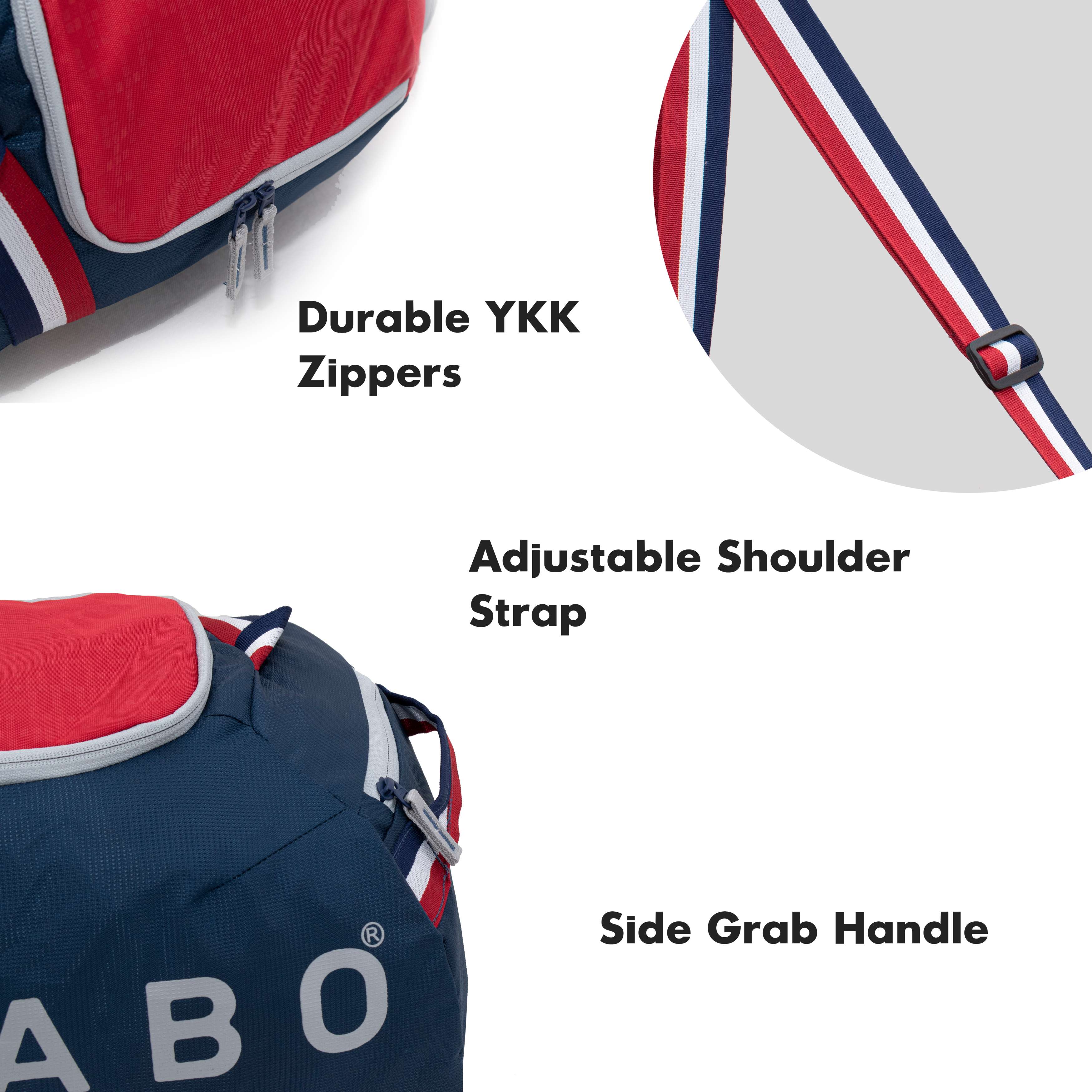 Weekend Sports Duffel - Red Blue