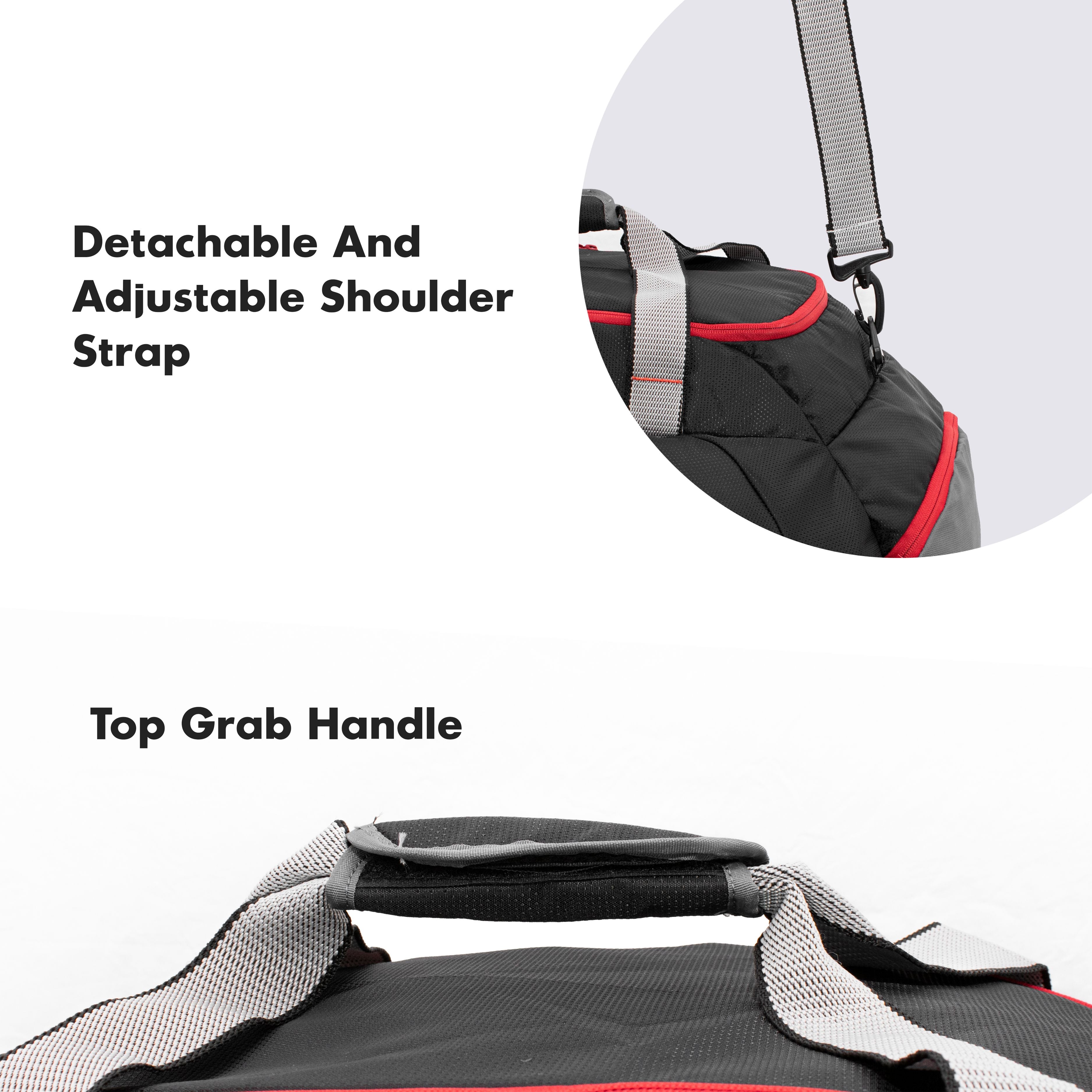 Strabo Columbia Travel Duffel Bag - Colour Black Water Resistant - Strabo