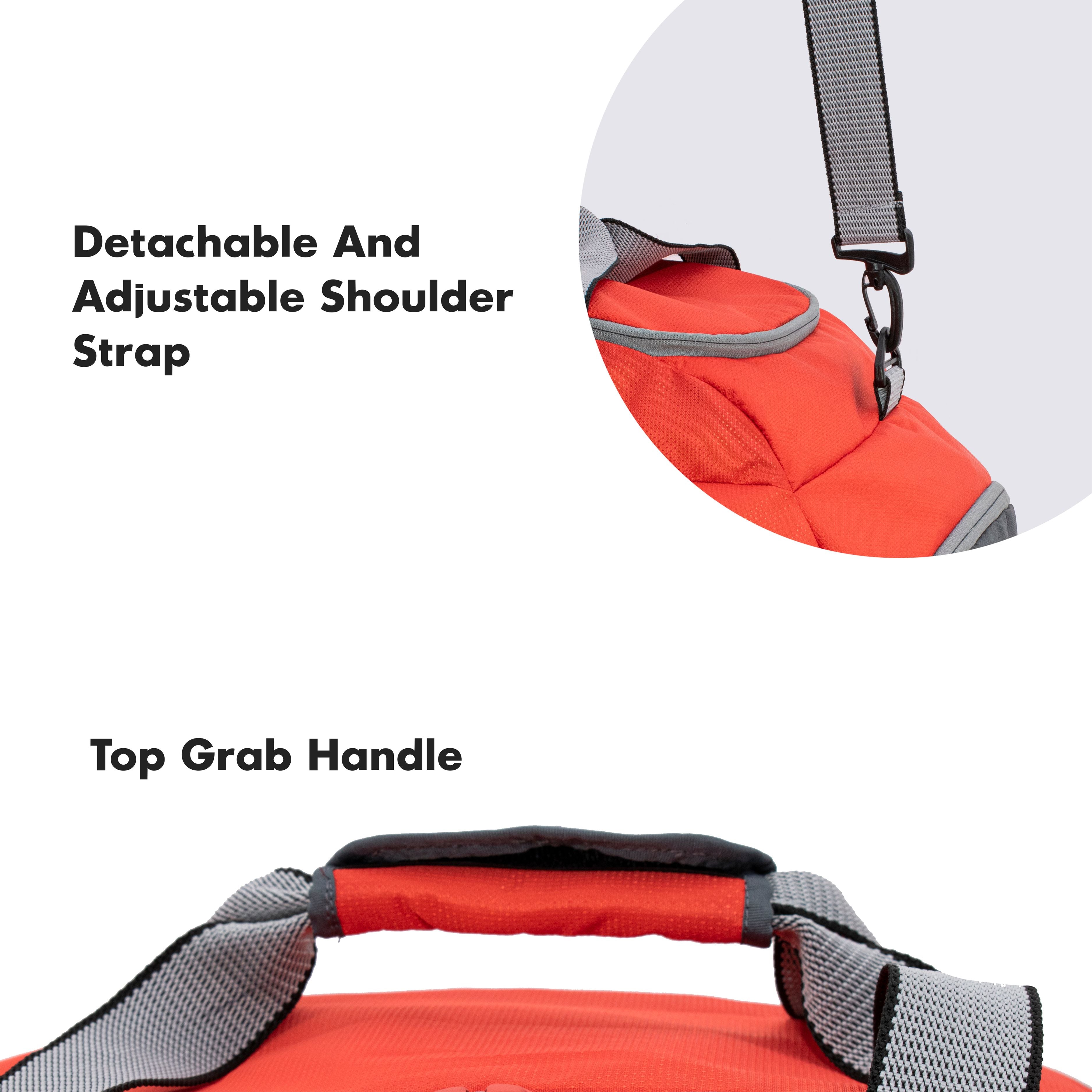 Strabo Columbia Travel Duffel Bag - Colour Orange Water Resistant - Strabo