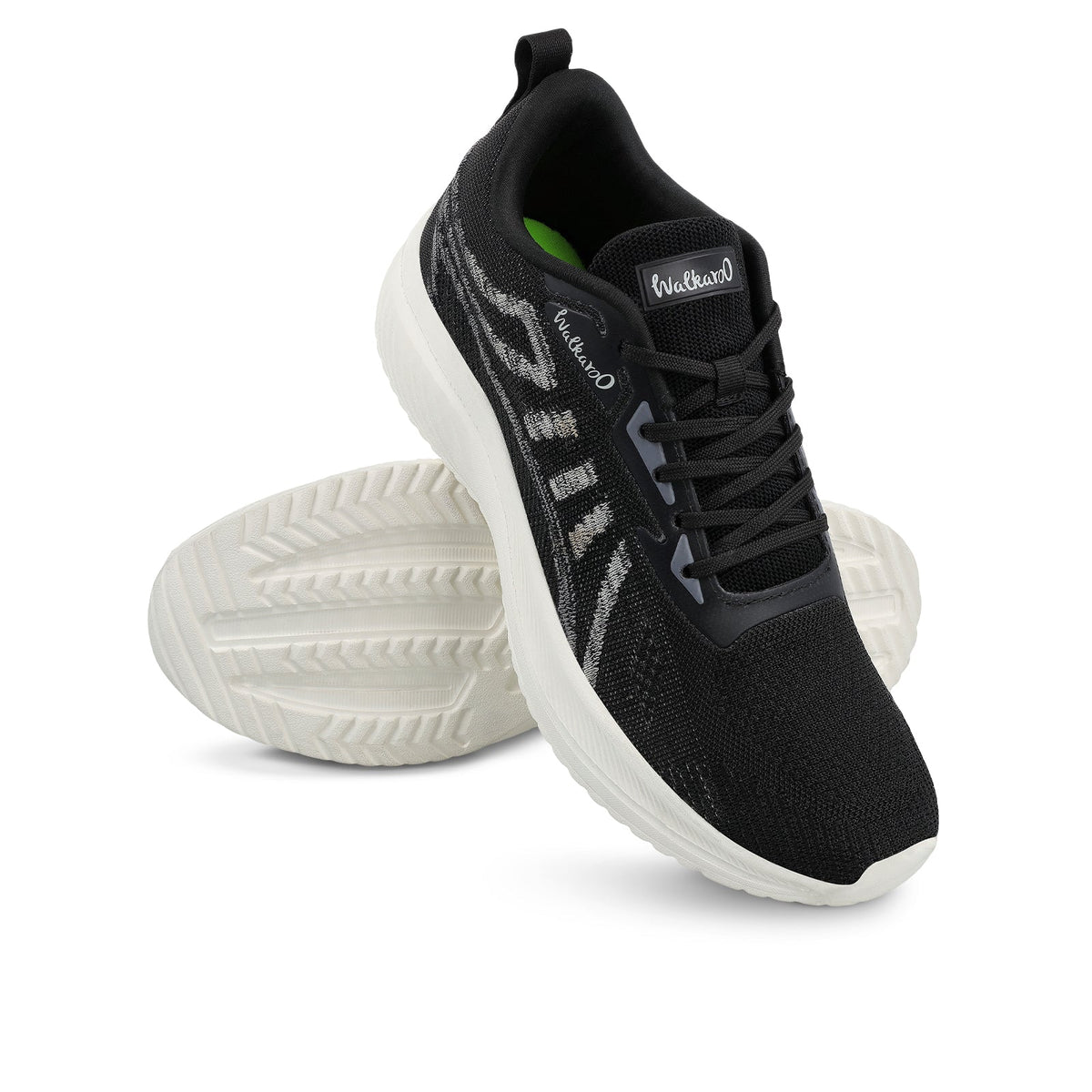 Men's Lace-up Walking Shoes - WS9105 Black