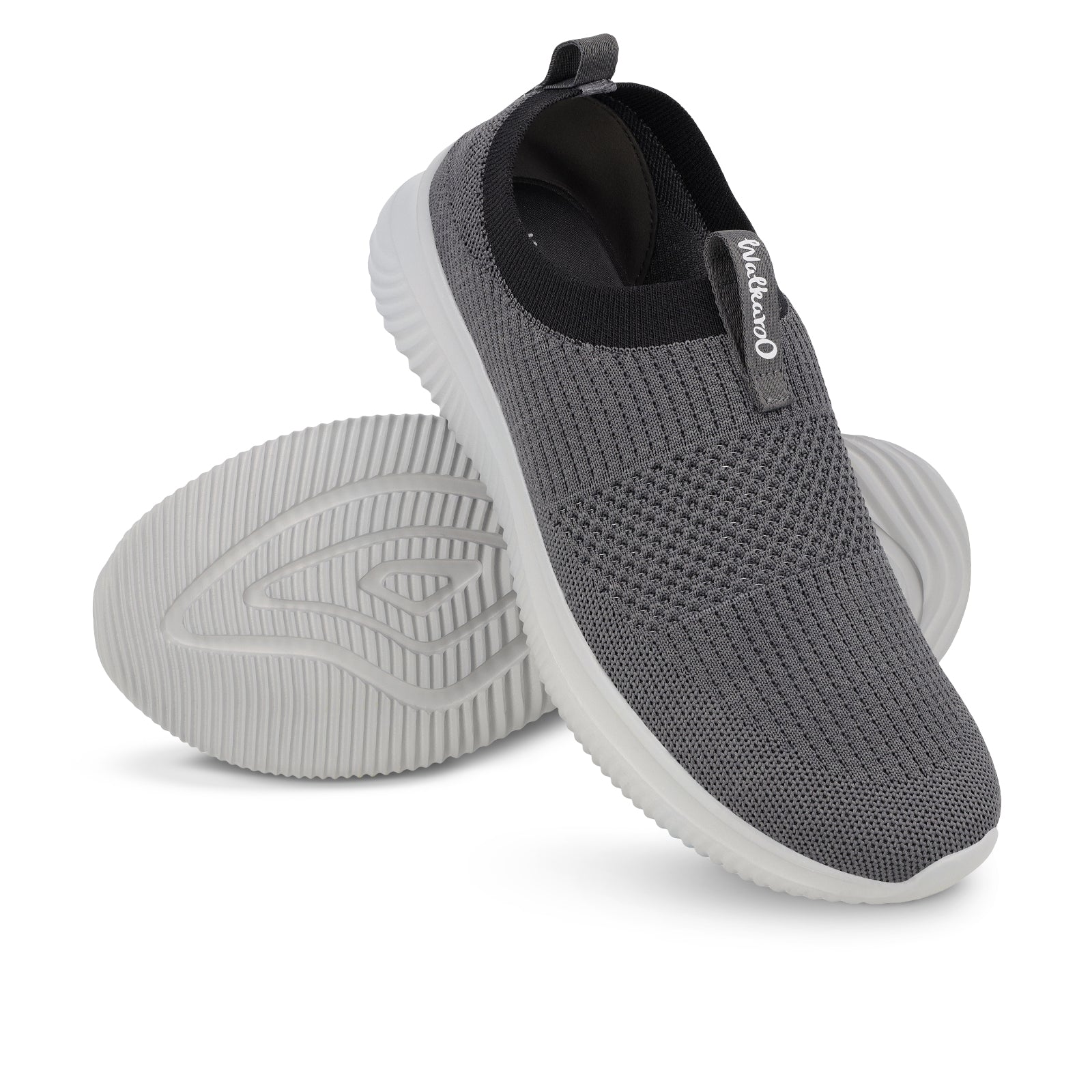 Men`s Slip-on Walking Shoes - WS9551 Grey