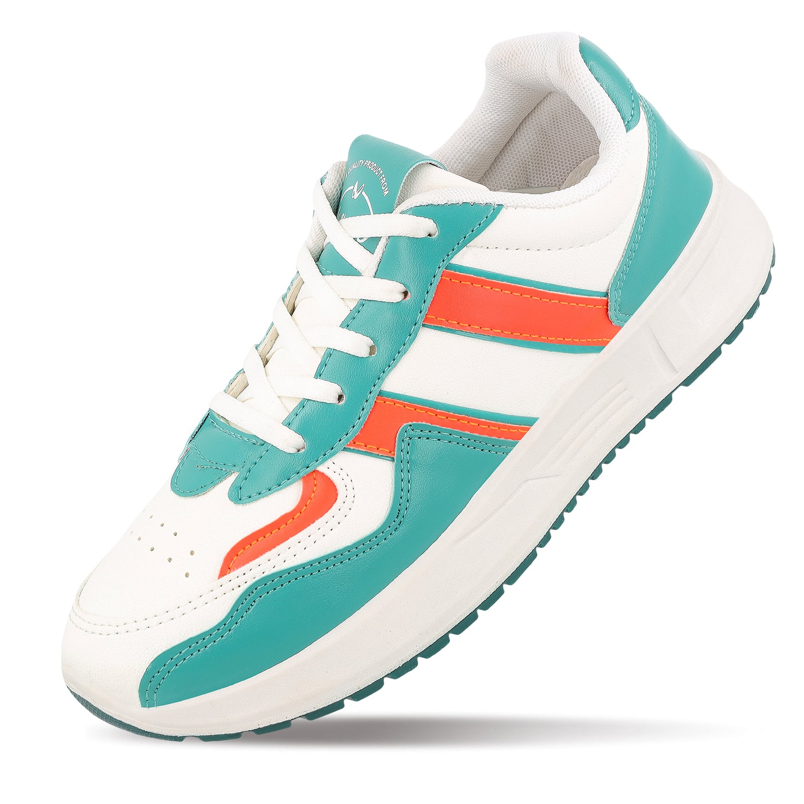 Walkaroo Mens Casual Shoes - WY3340 White Green