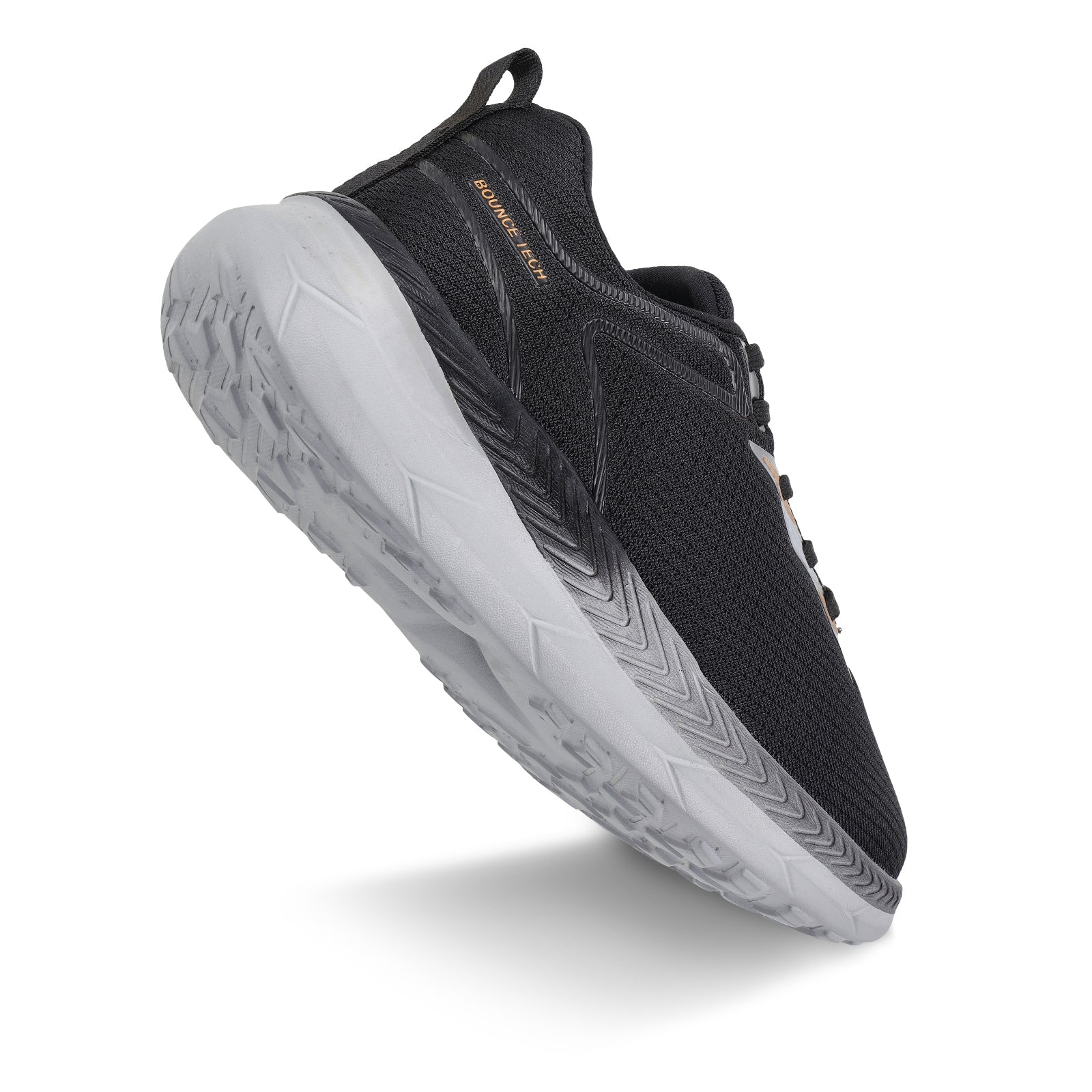 Men's Lace-up Walking Shoe - WS9607 Black