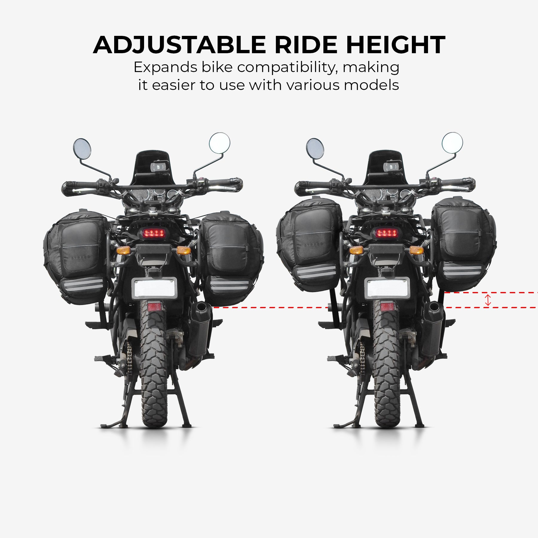Daytona V2 Convertible Bike Saddle Bag / Trekking Bag